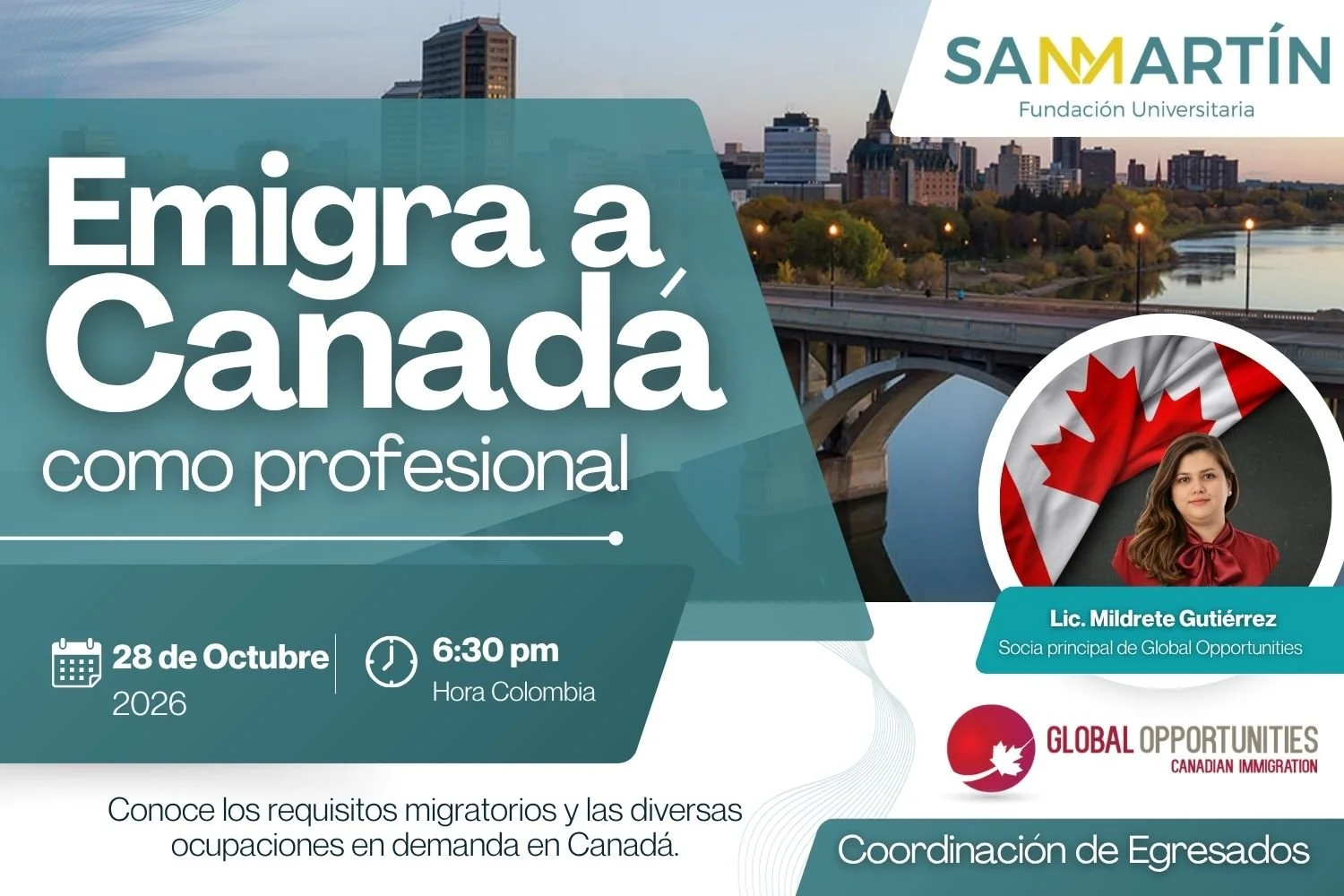 Emigrar a Canada como profesional Colombiano