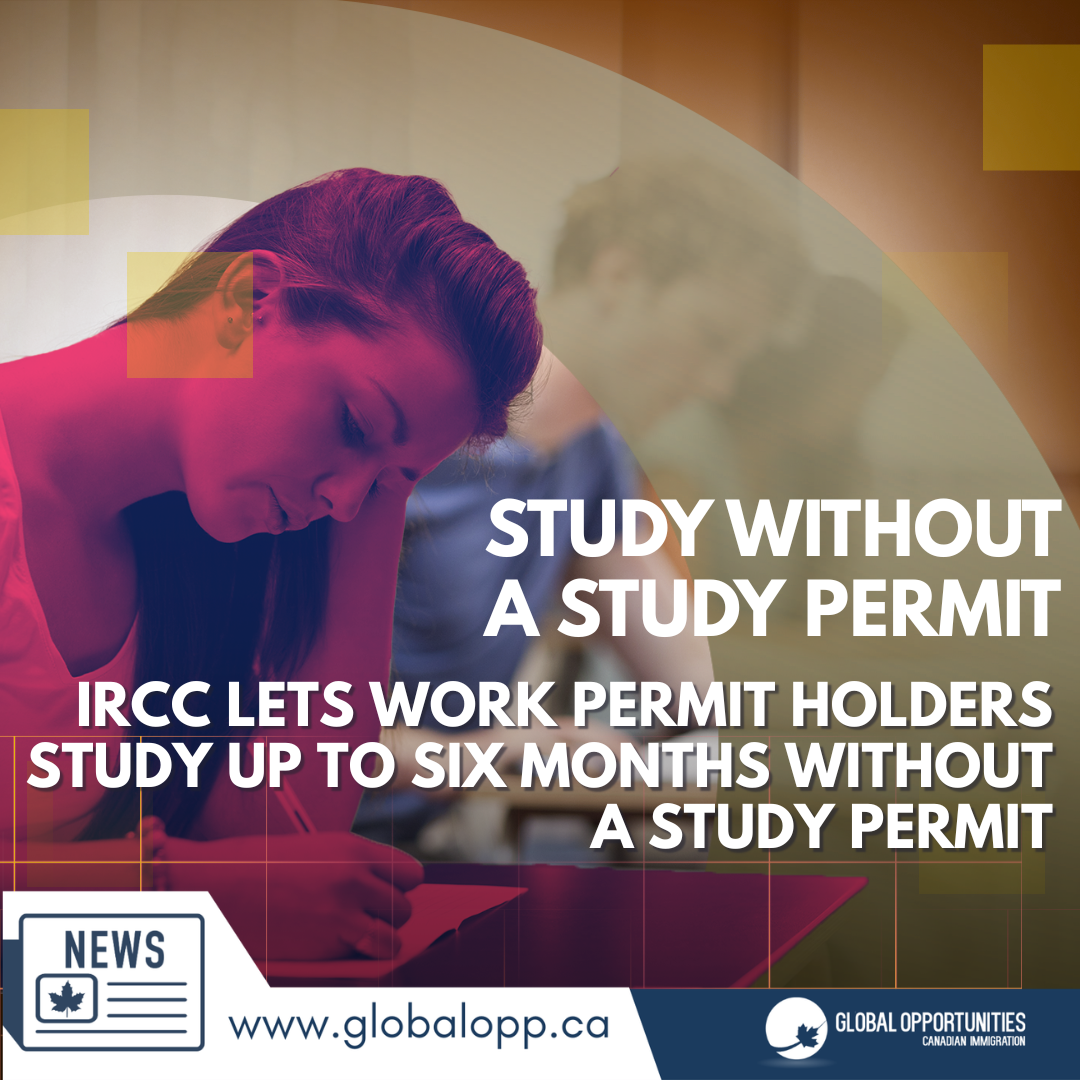STUDY WITHOUT A STUDY PERMIT