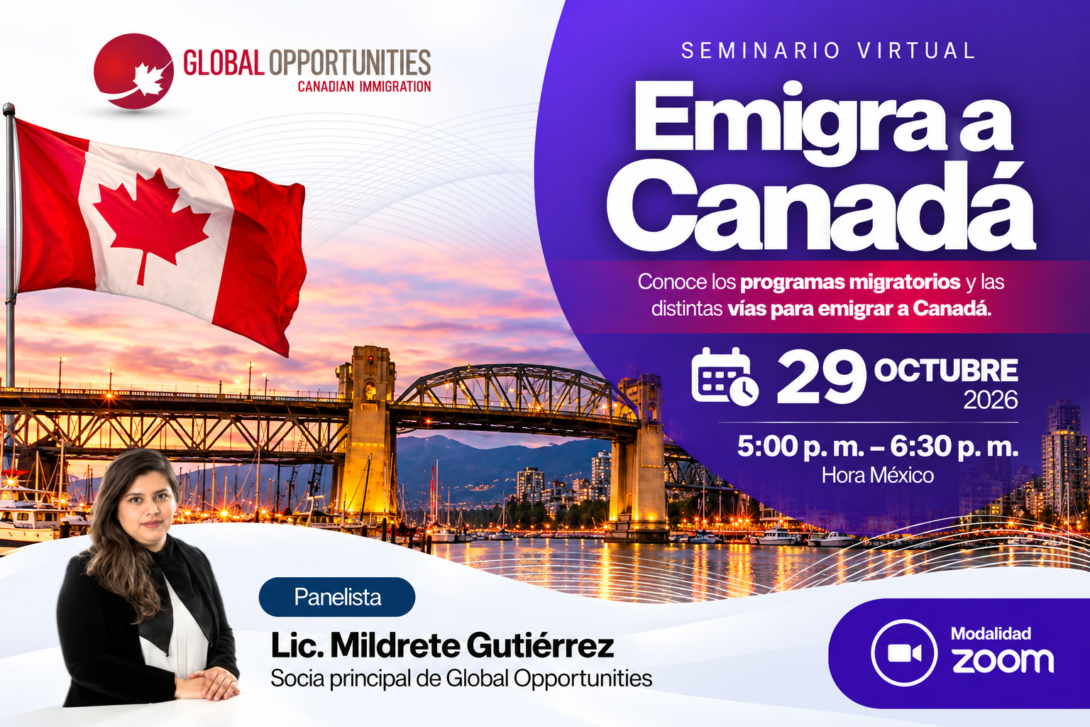¿Eres profesional en México y has pensado en emigrar a Canadá?
