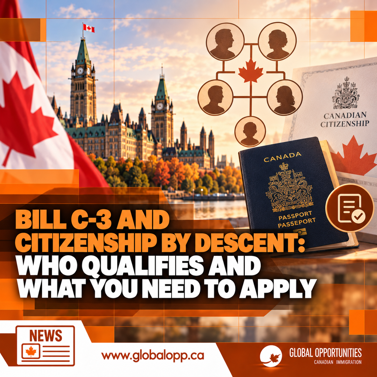 BILL C-3 AND CITIZENSHIP BY DESCENT: WHO QUALIFIES AND WHAT YOU NEED TO APPLY