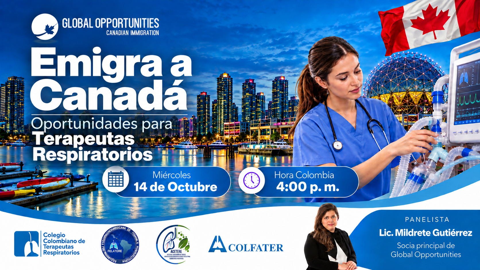 ¿Eres terapeuta respiratorio y has pensado en emigrar a Canadá? 🇨🇦