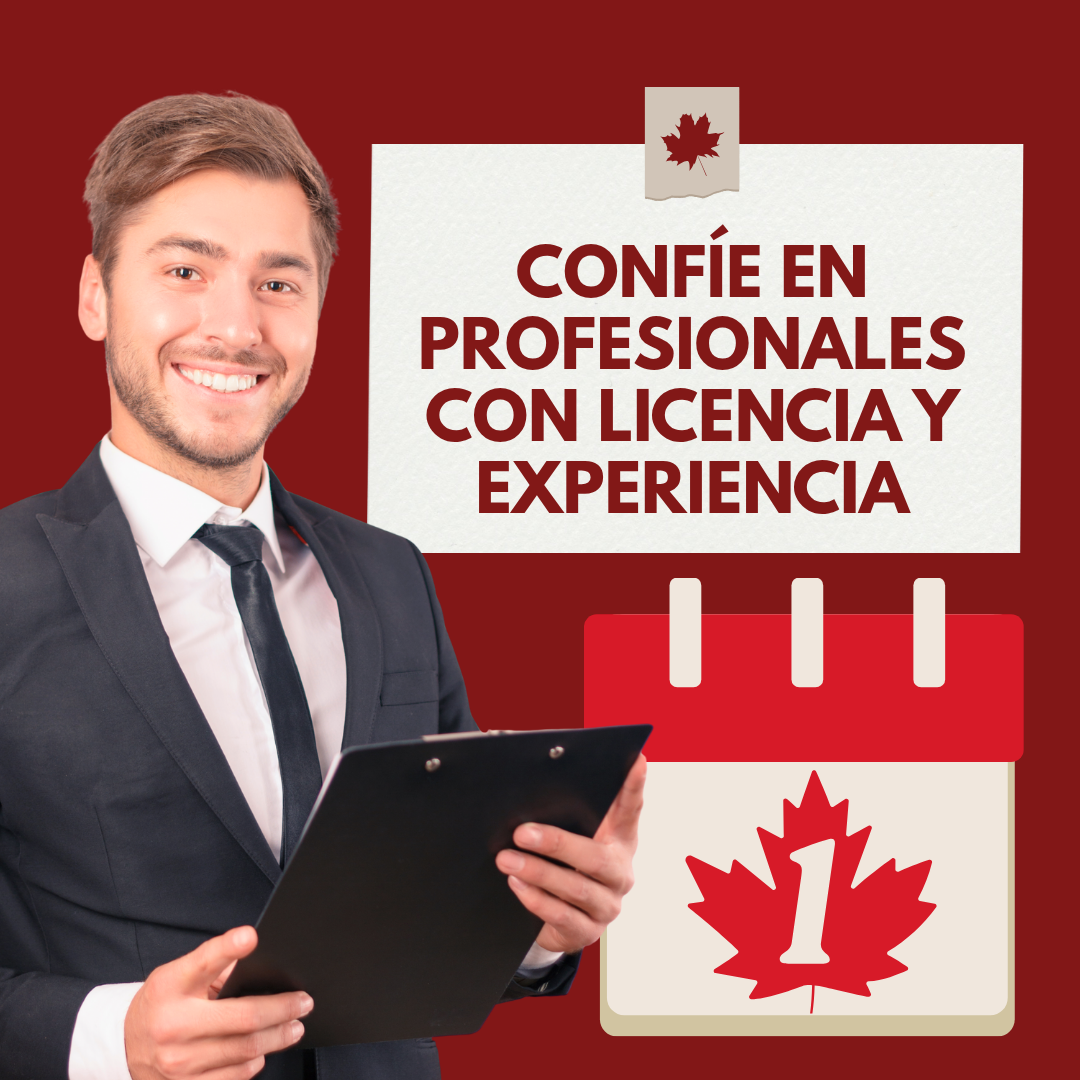 CONFÍE EN PROFESIONALES CON LICENCIA Y EXPERIENCIA