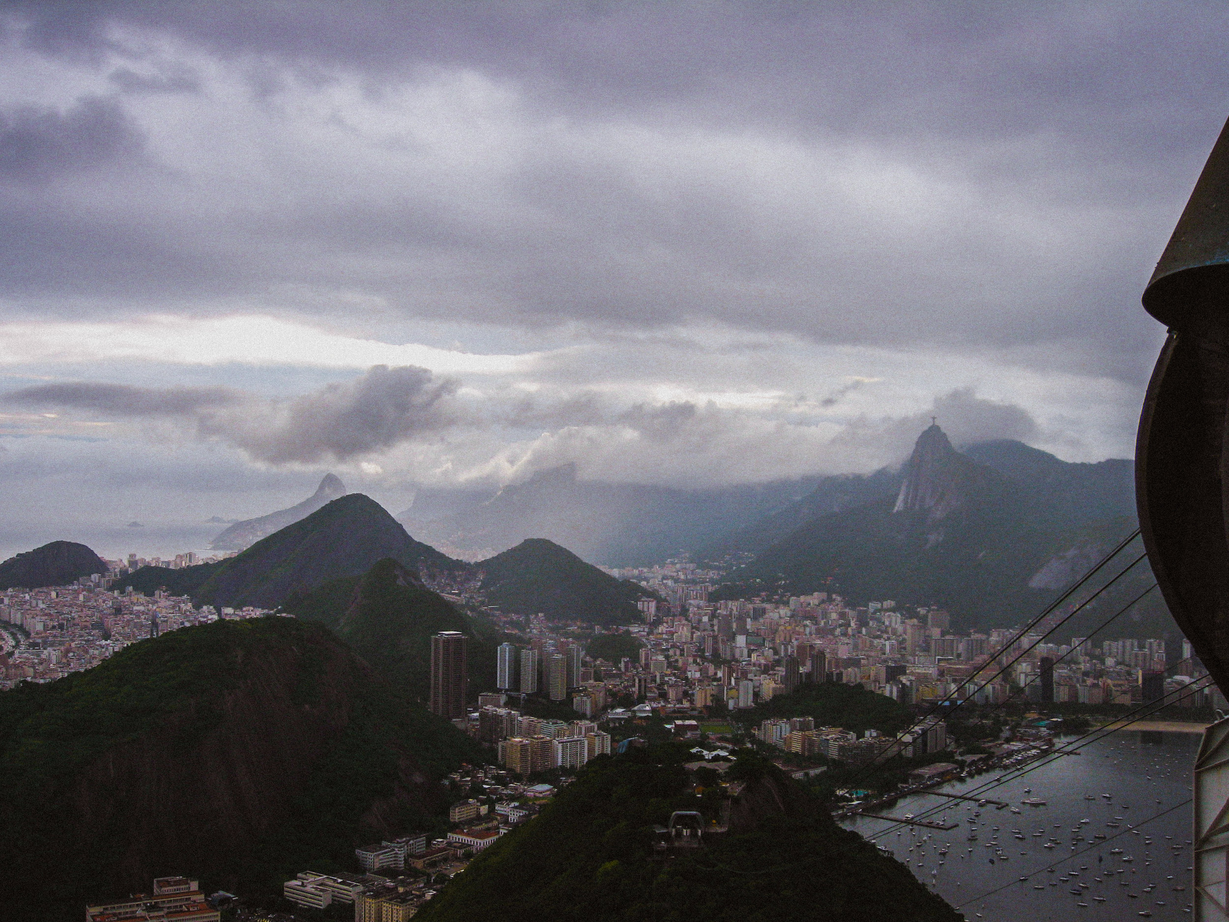 Foggy day over Rio 