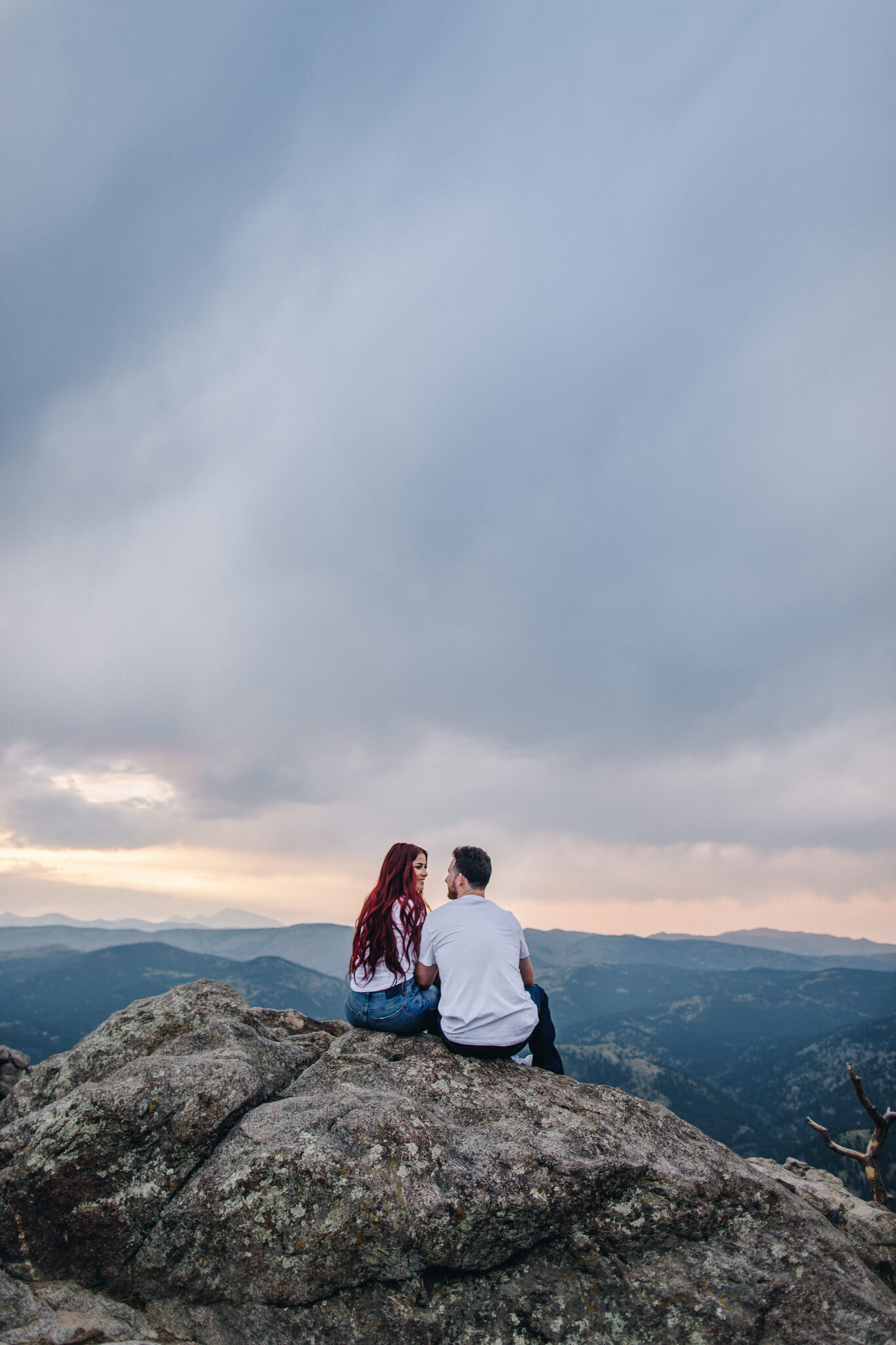 Intimate couple's photo session at Lost Gulch Overlook with a stunning sunset just outside of Boulder, Colorado-6.jpg