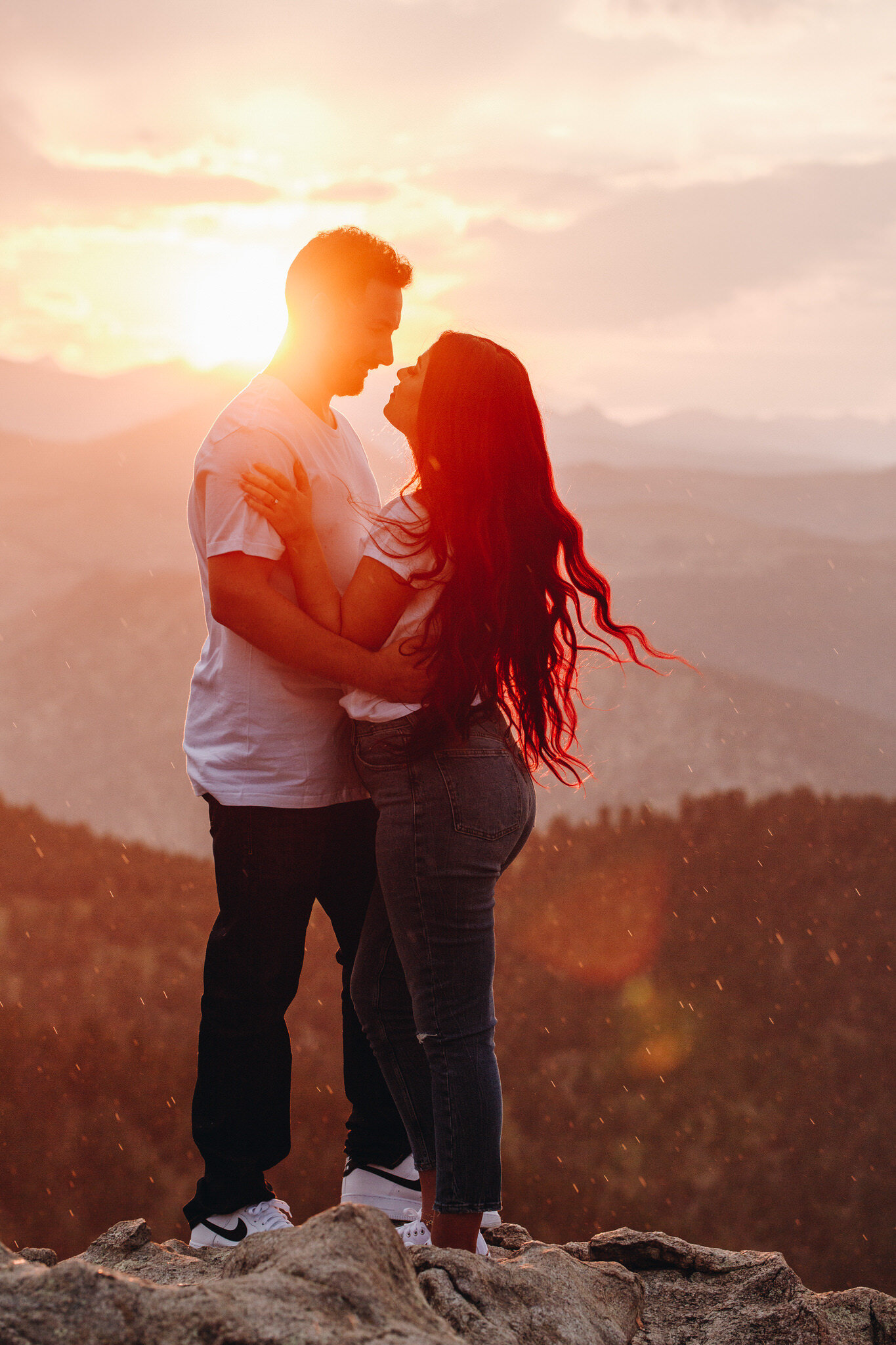 Intimate couple's photo session at Lost Gulch Overlook with a stunning sunset just outside of Boulder, Colorado-13.jpg