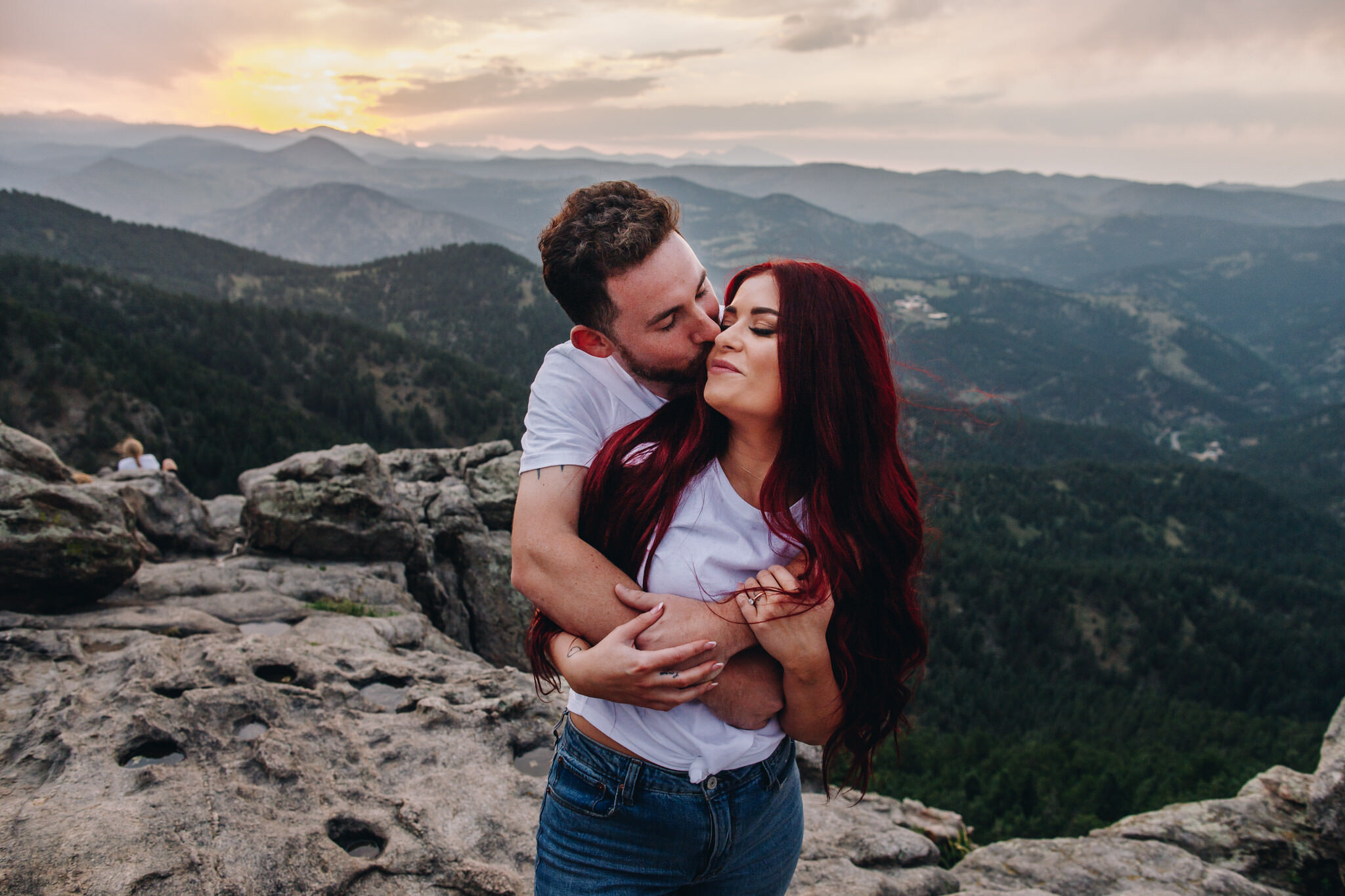 Intimate couple's photo session at Lost Gulch Overlook with a stunning sunset just outside of Boulder, Colorado-14.jpg