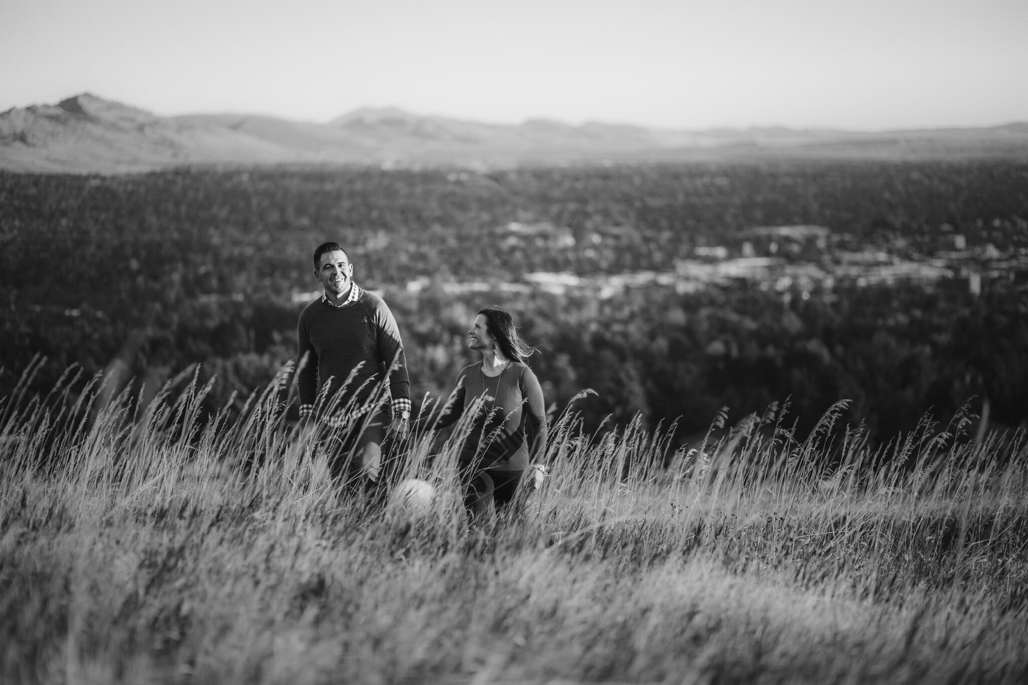 Seasonal fall colors at Chautauqua with couple celebrating their engagement to be married-2.jpg