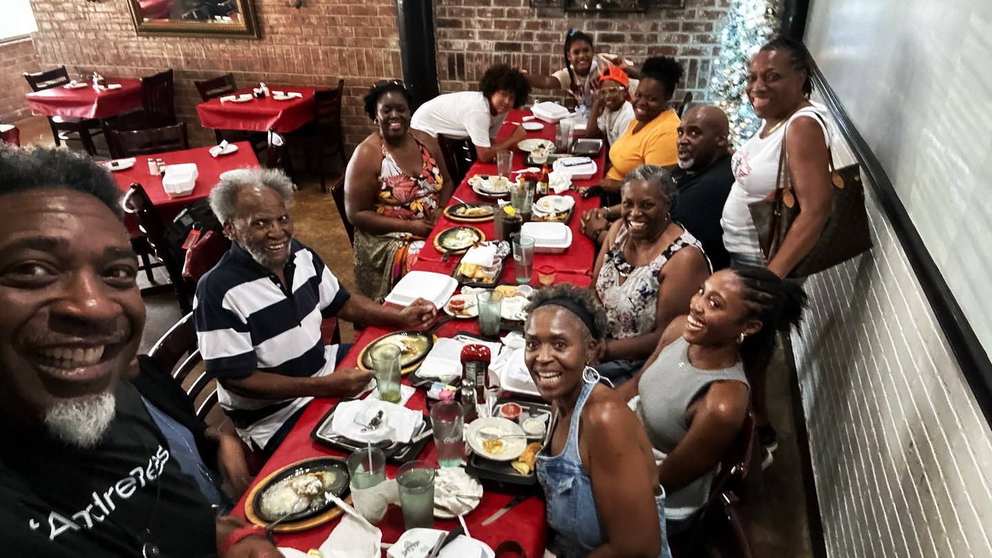 Find Your Version Of Joy, And Your Life Will Be EPIC! 😜
.
Our trip to NOLA is on vapors. My heart is full and complete. 🥰 Today, we rode up to Baton Rouge to see my Uncle Vest, Auntie H., and my couzins! ❤️ I haven&rsquo;t been back home in about 2