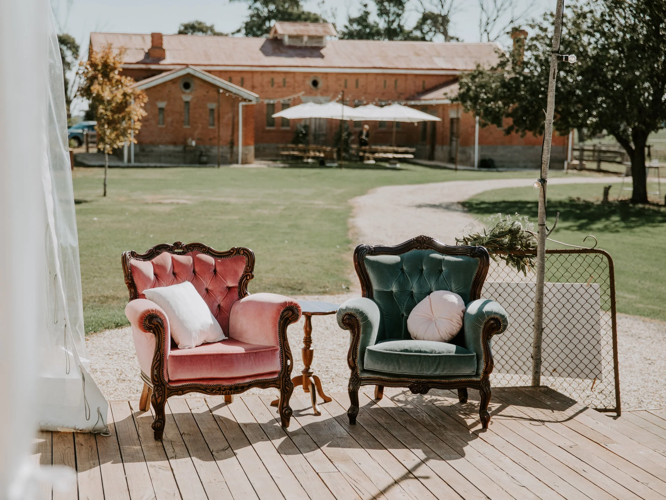 Vintage Blue Armchair