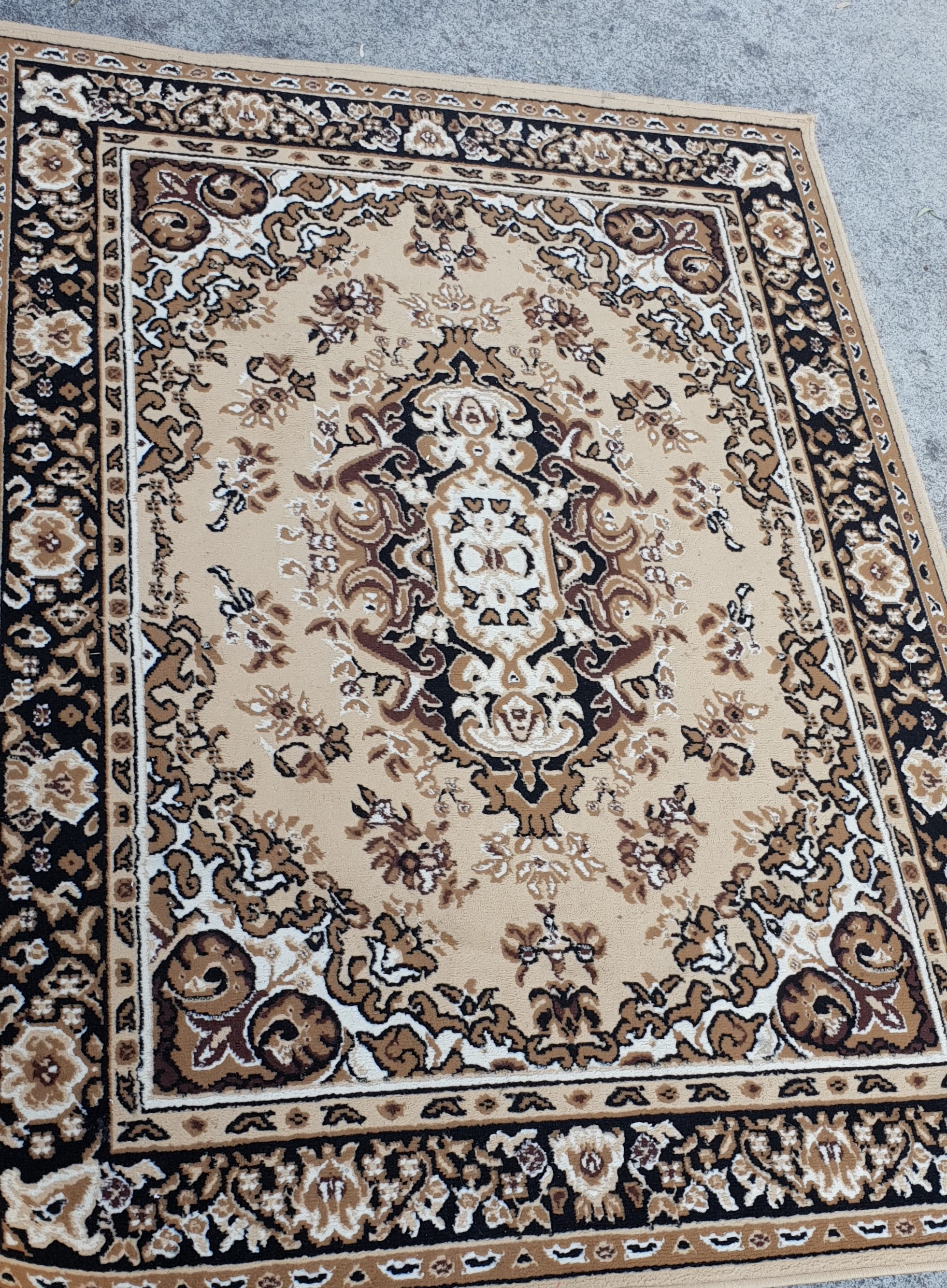 Brown Patterned Rug