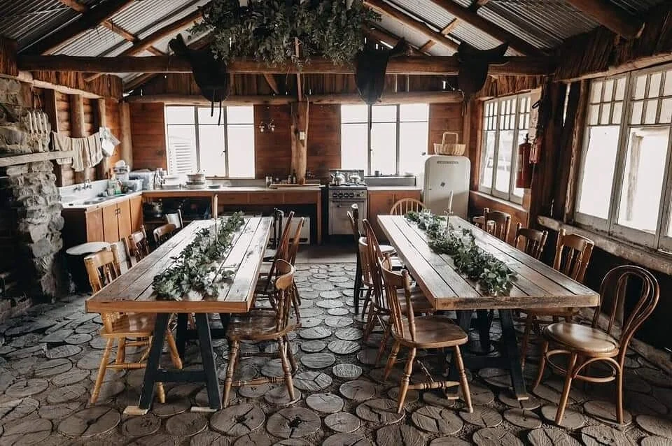 2.8m Timber Trestle Table