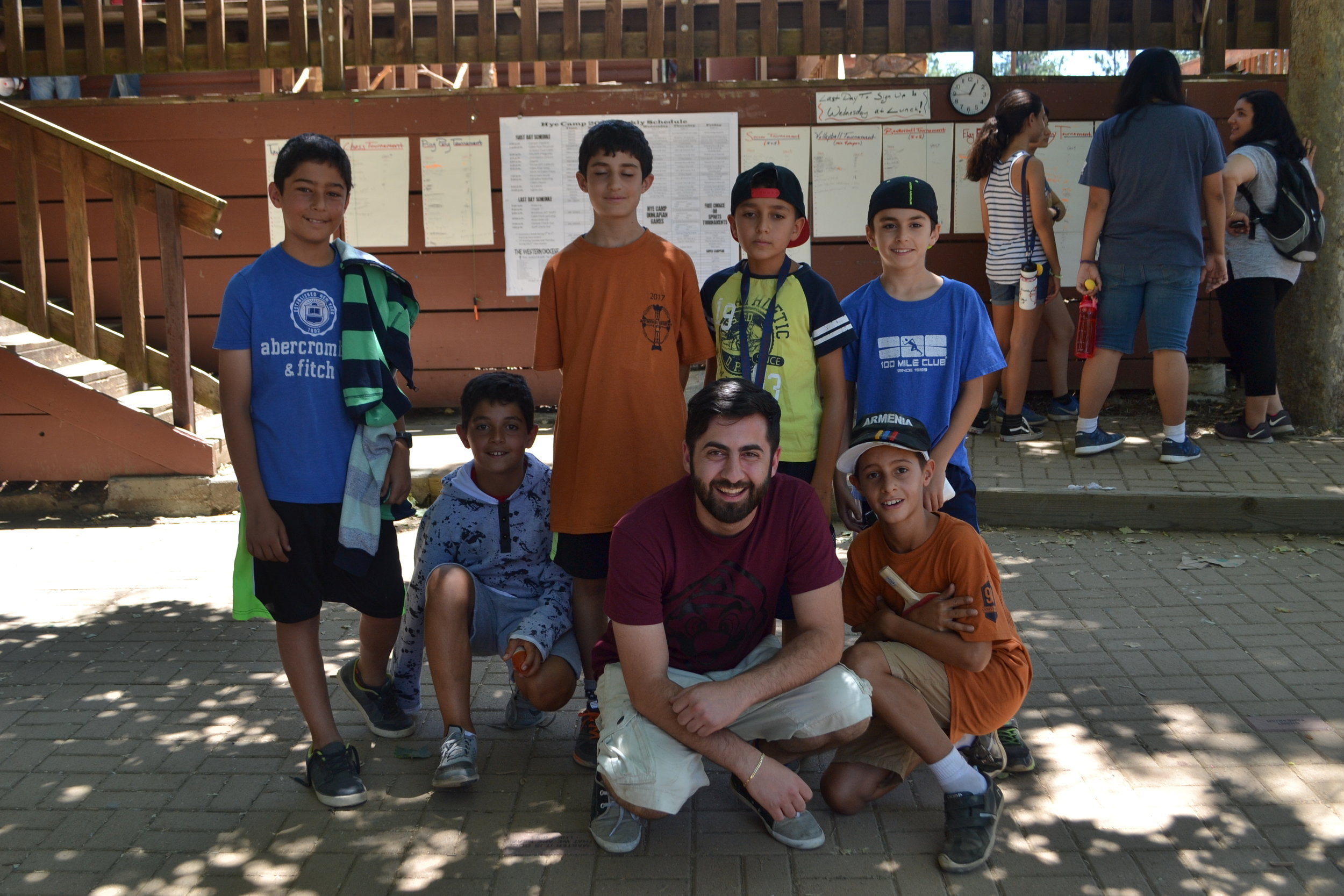 Cabin 2 is ready for the start of our morning class sessions.