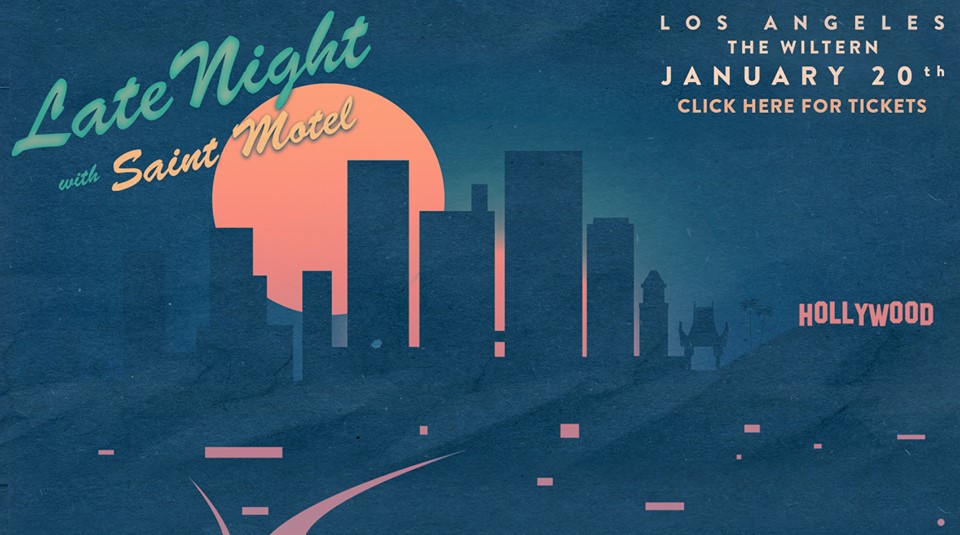  Made for my internship at Vector Management, with their Digital team. The was a Facebook cover photo for the band’s upcoming Los Angeles show. 