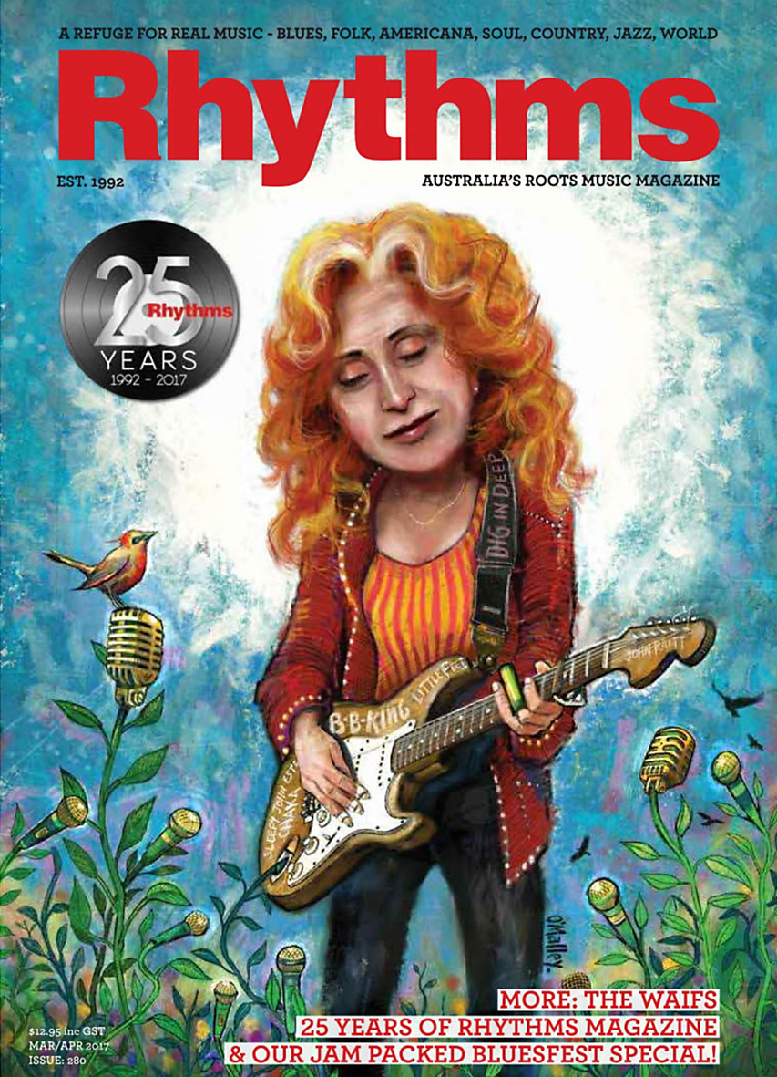 Edited cover art for Rhythms Magazine.