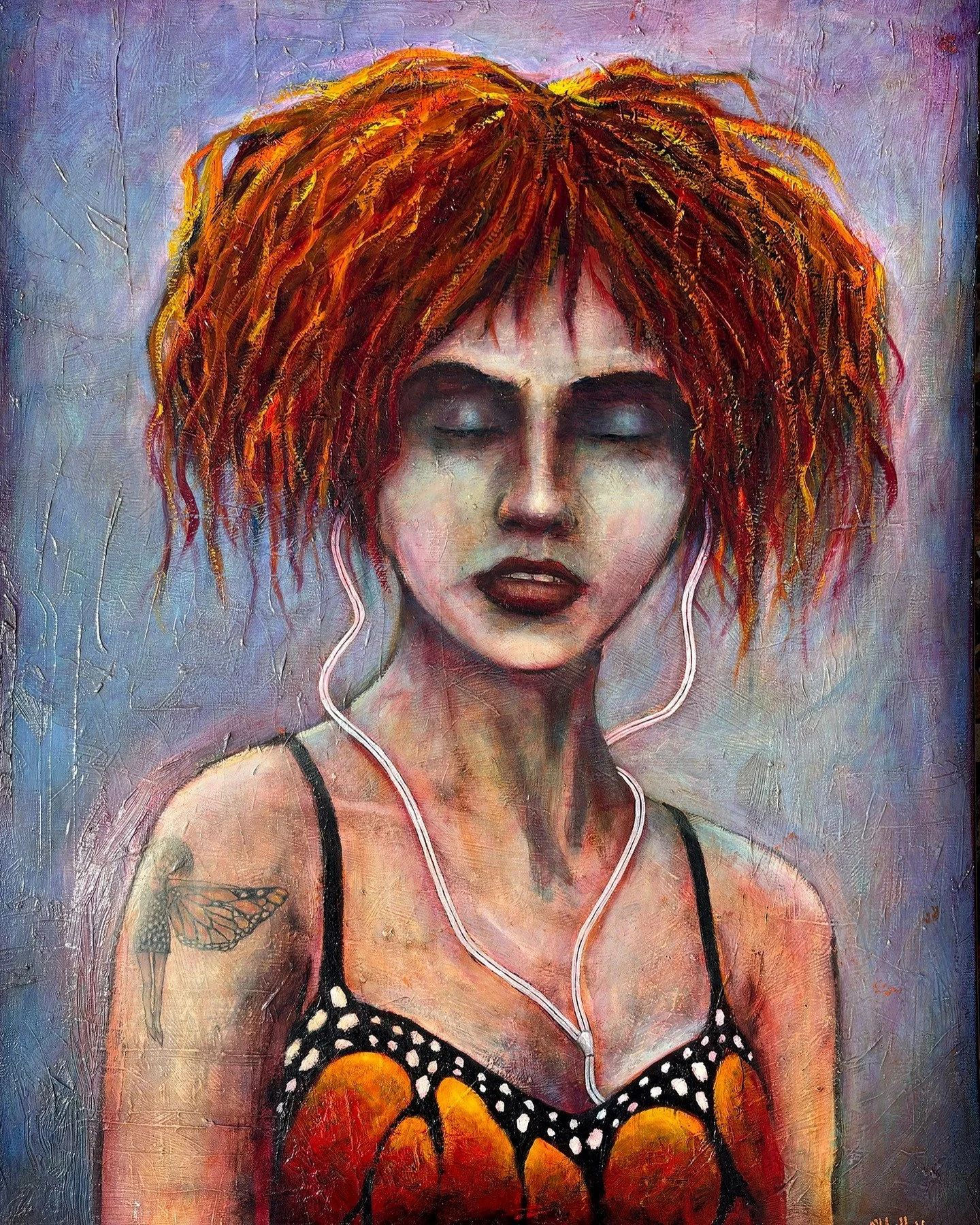 Sold.
'In the Moment'
Oil on Canvas.
100 x 76cm.