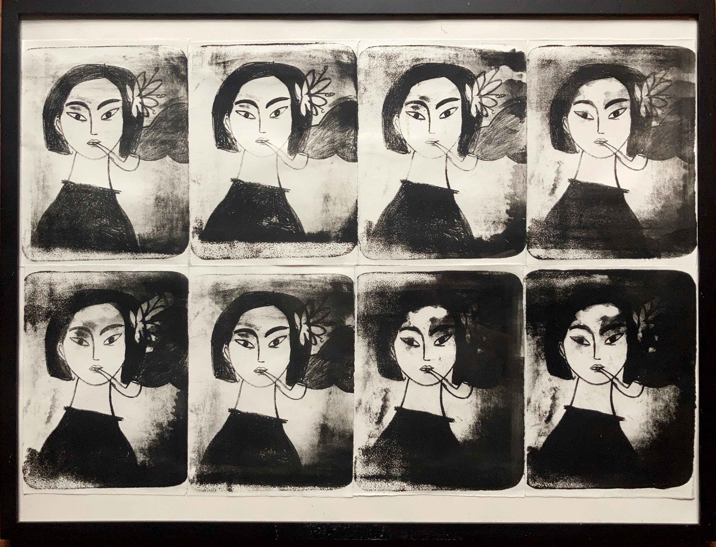 HAZE. Lithography. 60 x 80 cm, 2021