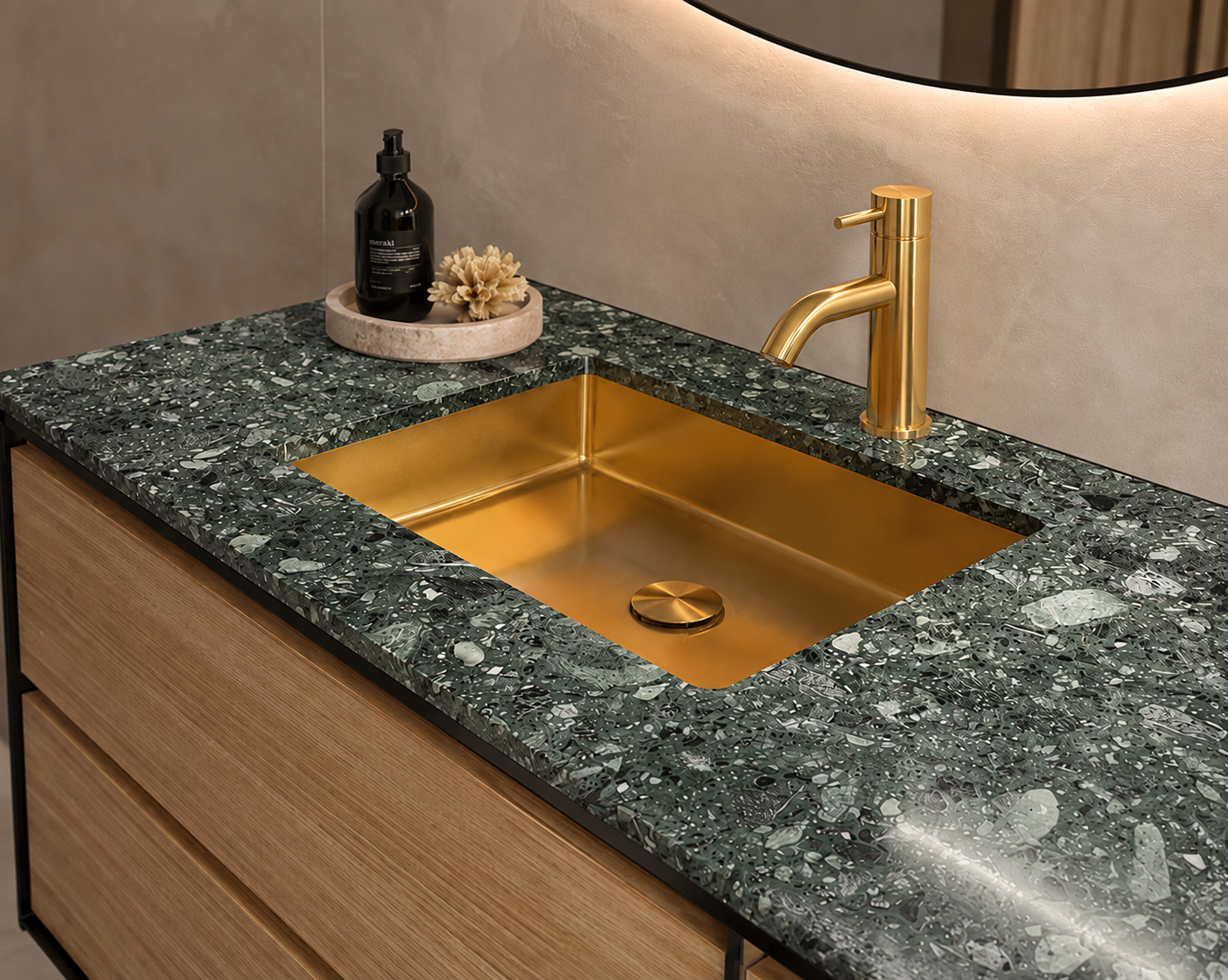 Udforsk Terrazzo bordplader