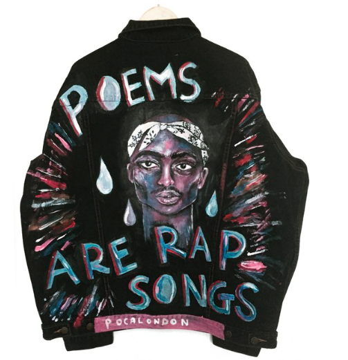 'RAP SONGS' Denim Jacket