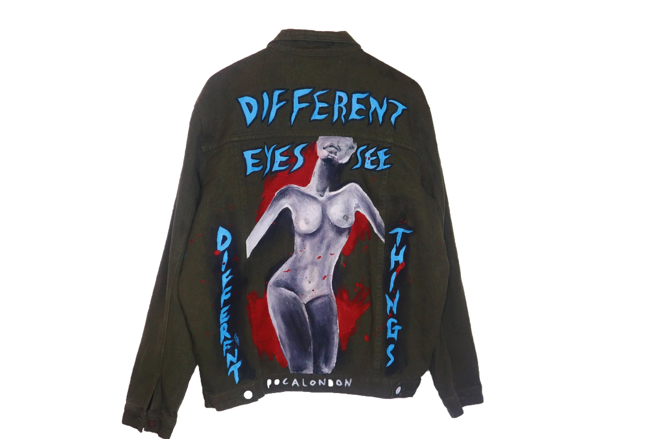 'Eyes' Denim Jacket
