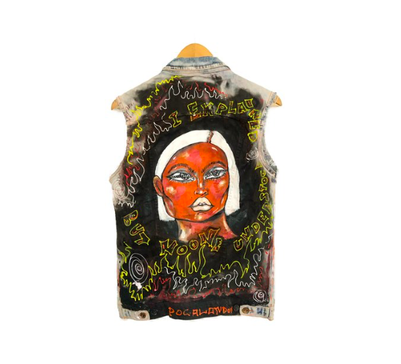 ‘Misunderstood’ Denim Waist Coat