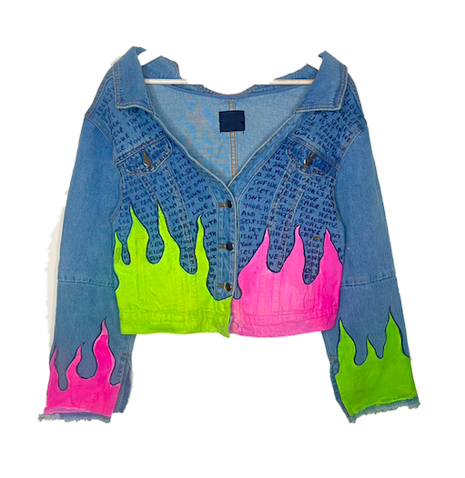 'Self Love' Denim Jacket