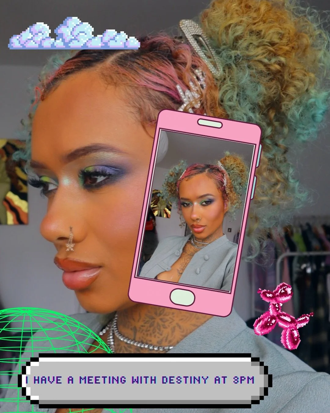 7 days of eye makeup 💞👁️ 🎀

There&rsquo;s a lot of creativity on the internet. It can inspire or deter your ideas. The internet is oversaturated but that doesn&rsquo;t mean you have to choose comparison over expression. Have fun, be free and creat