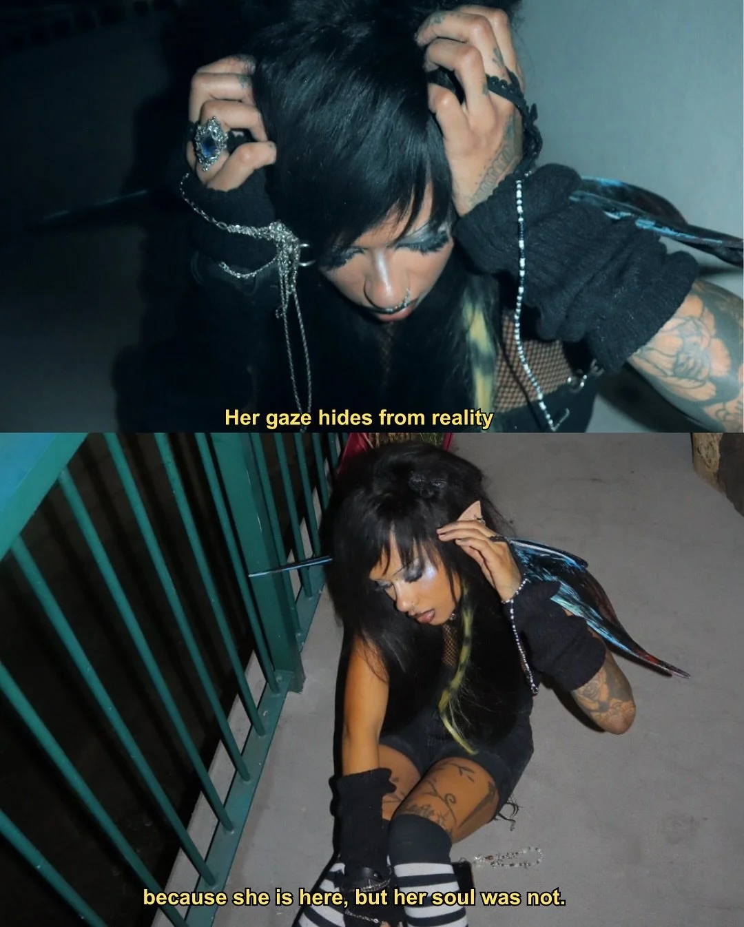 I grew out of being emo in 2004 .. or did it 😏

How did I do mushrooms ? 

Emo fairy was going through it 🖤

#fairyfriday #halloween #spookyseason #emo #emohair #fairycore #emogirls #halloweeneveryday