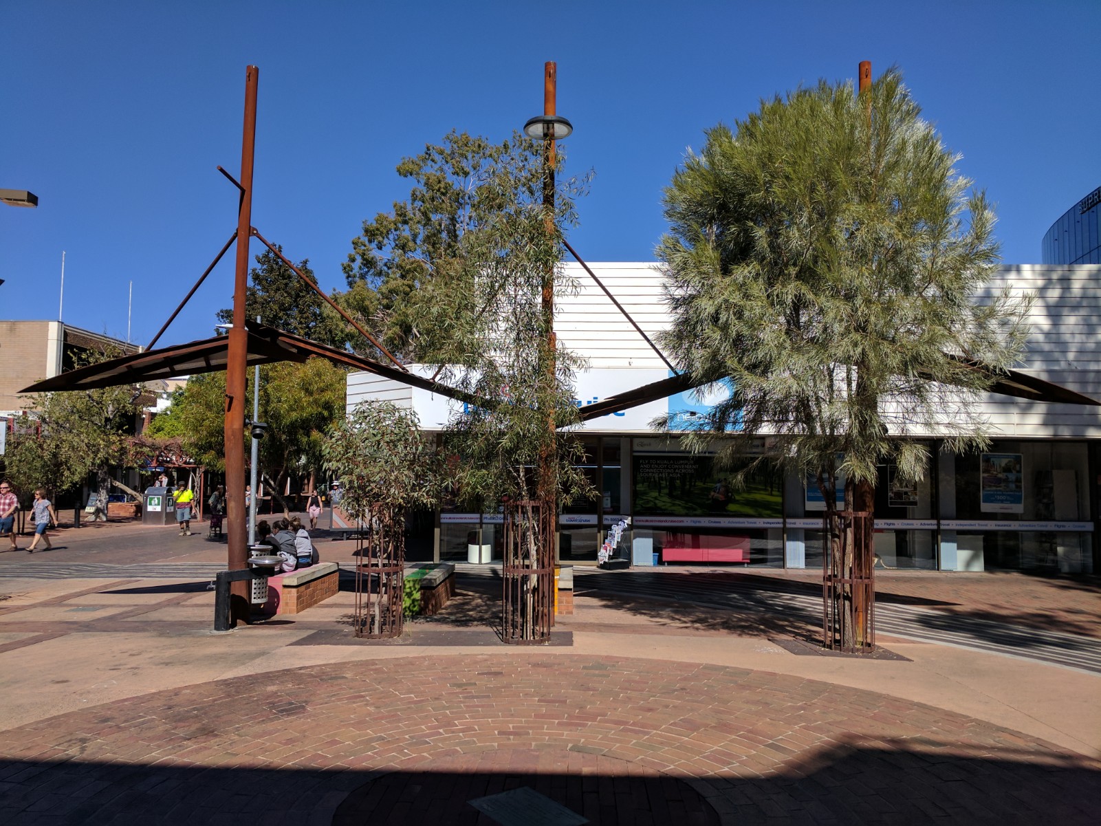 Moth shade structures & power points, Sue Dugdale & Assoc.