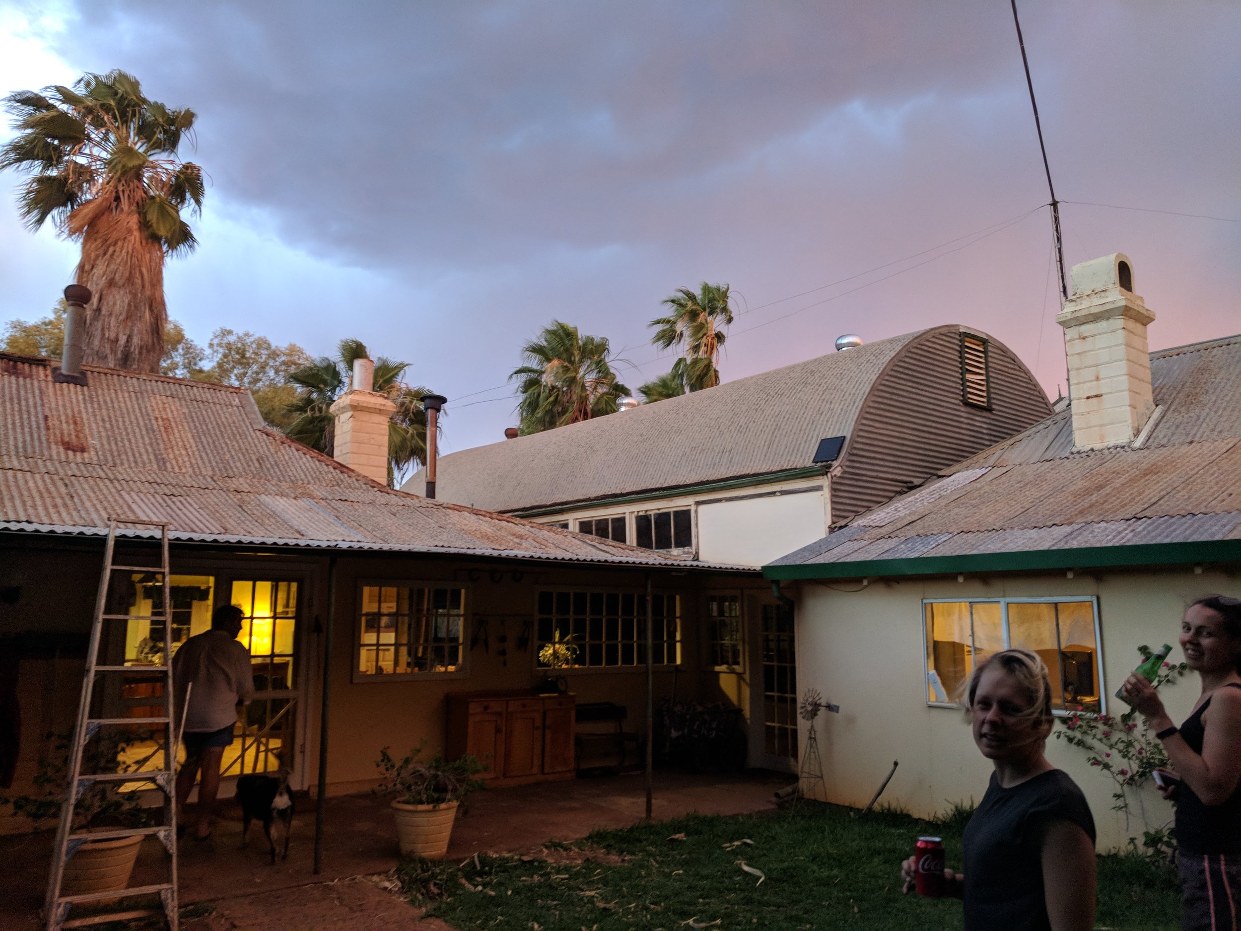  Wooleen Homestead, the sprawling building complex is now flat chat in tourist season 