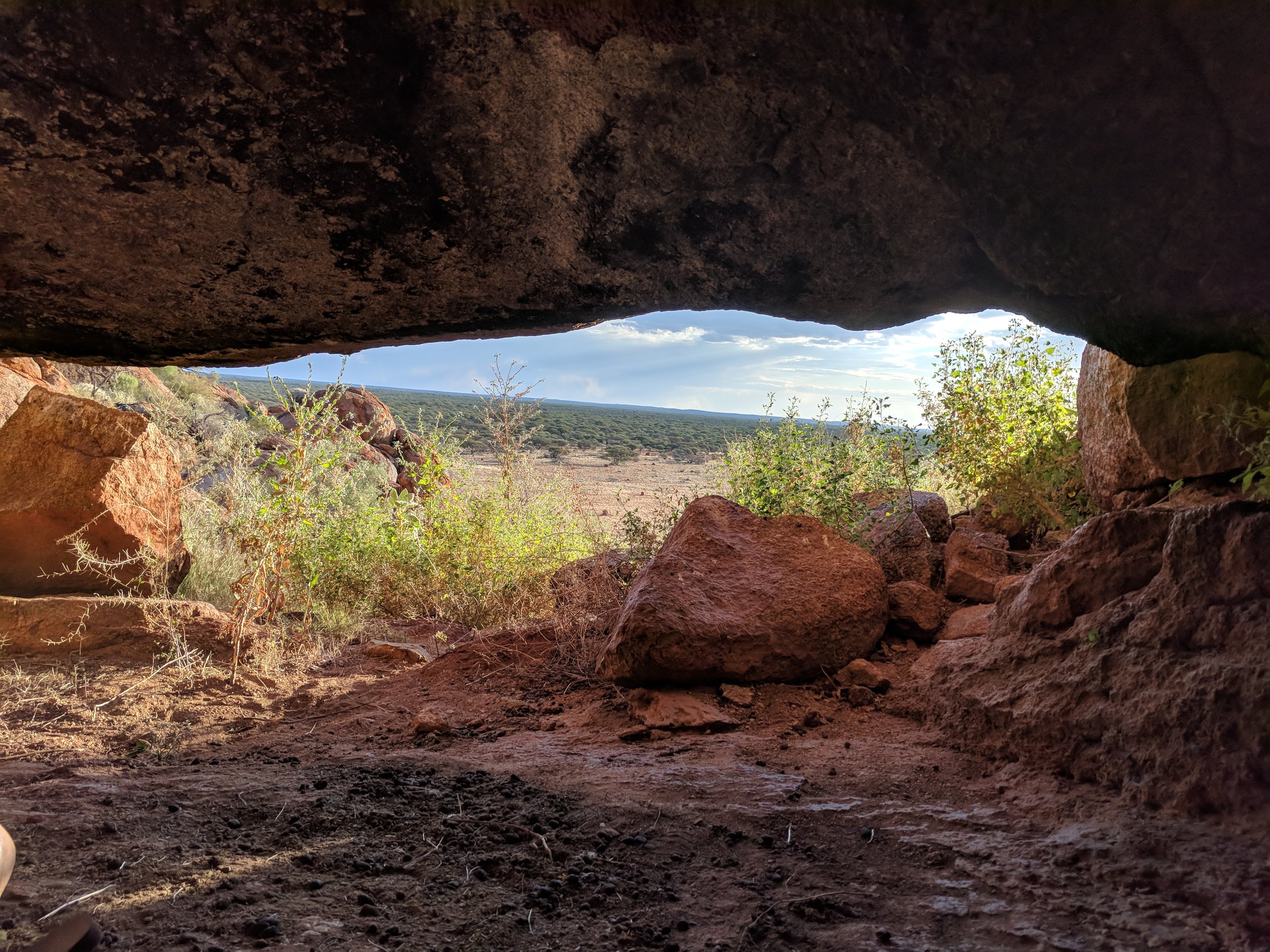  One of the best bits of Architecture at Wooleen, smoke marks show signs of inhabitation. 