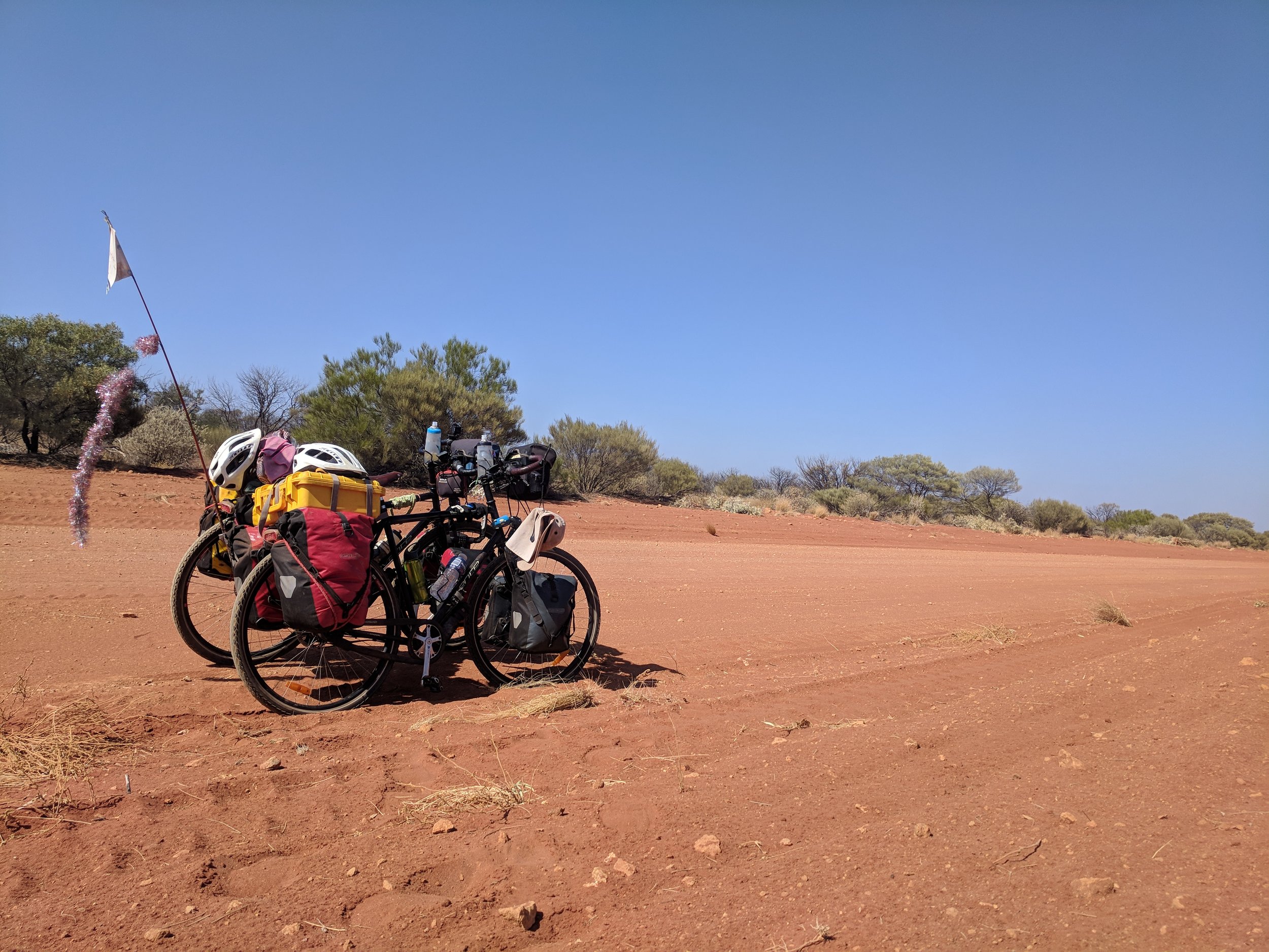 they say this part of WA is where the desert meets the sea. Red earth almost all the way to the water!