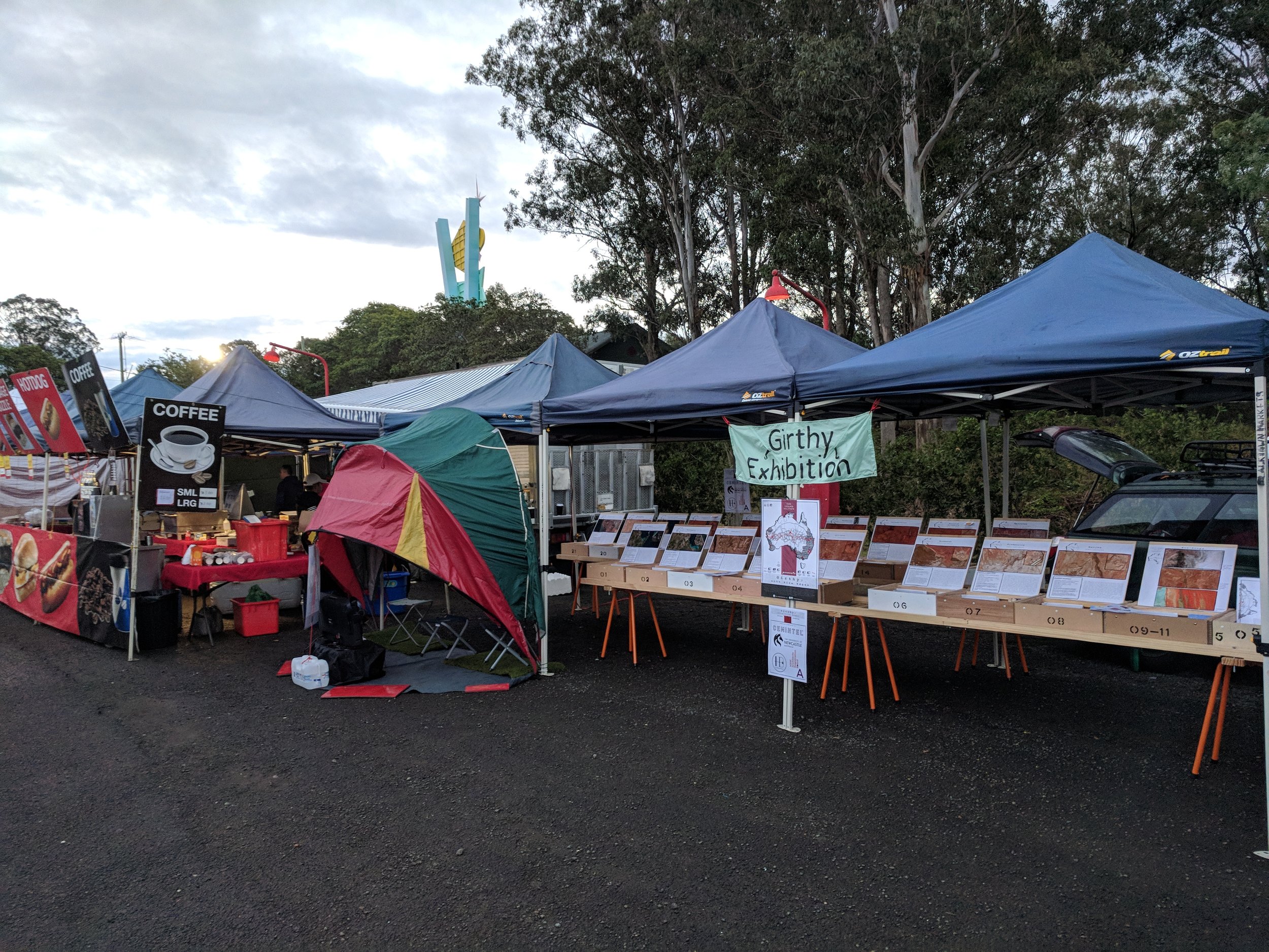 Blacktown Markets alongside Turkish Coffee