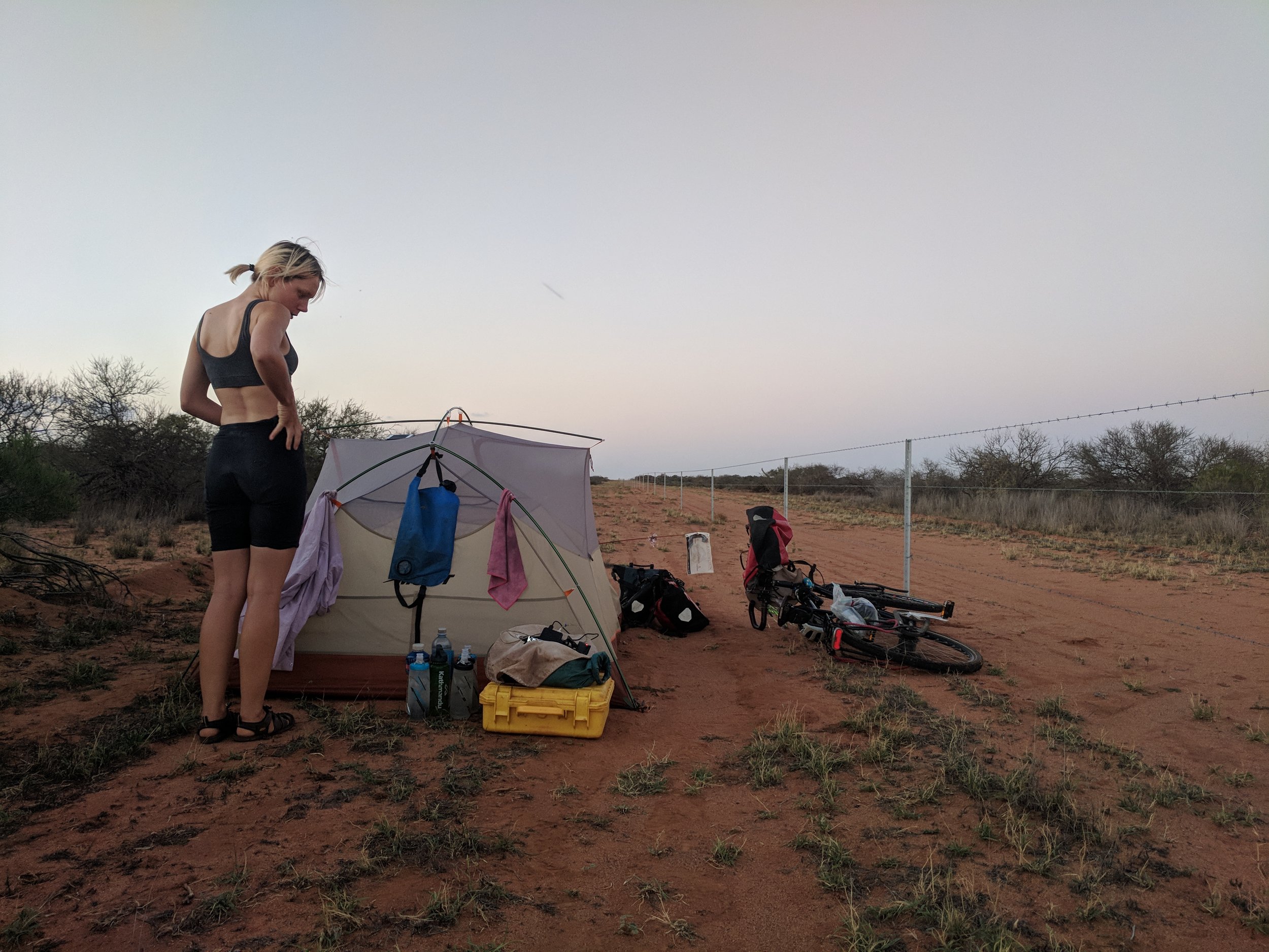 The final campsite