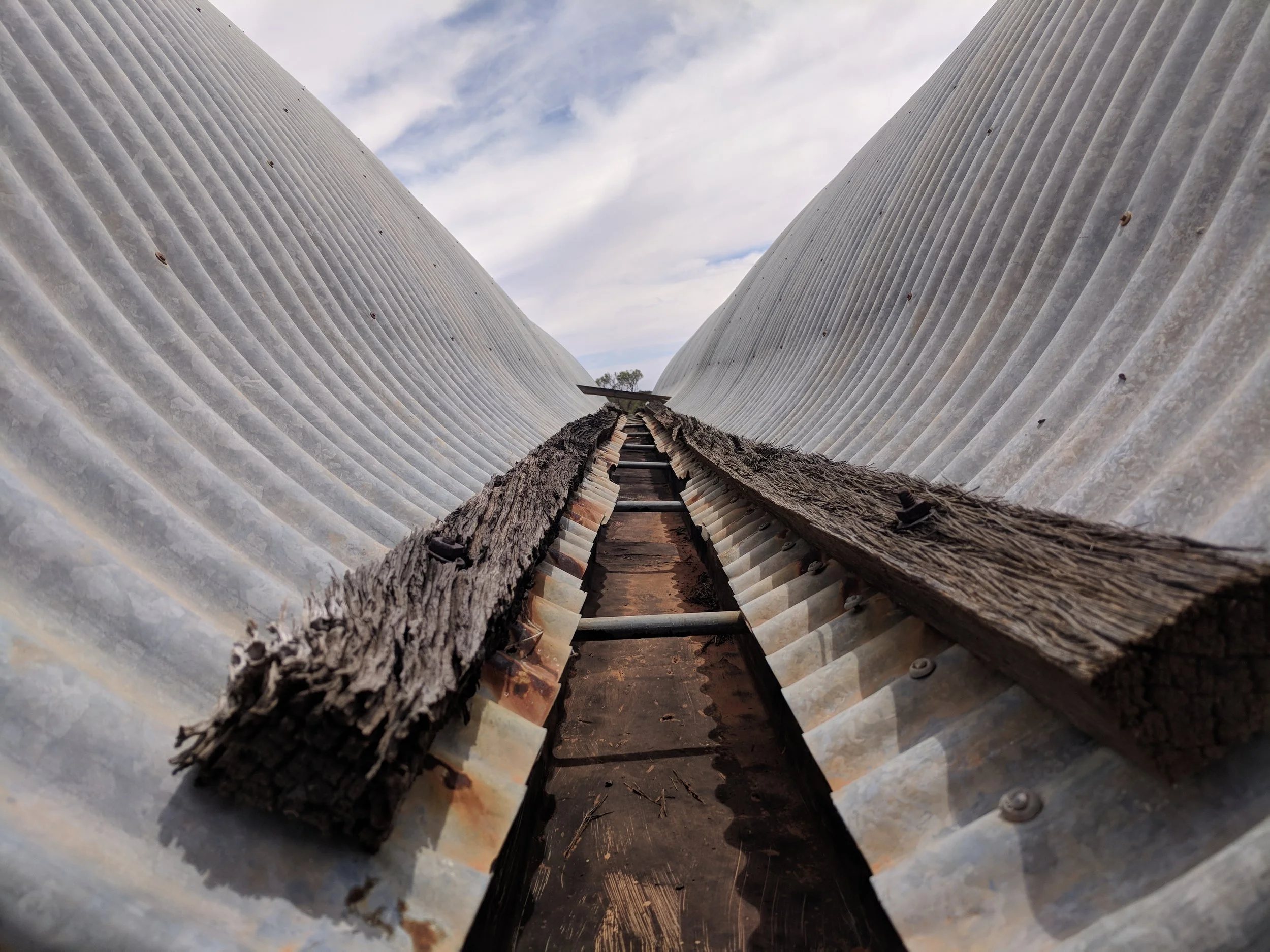 Workshop Roof gutter