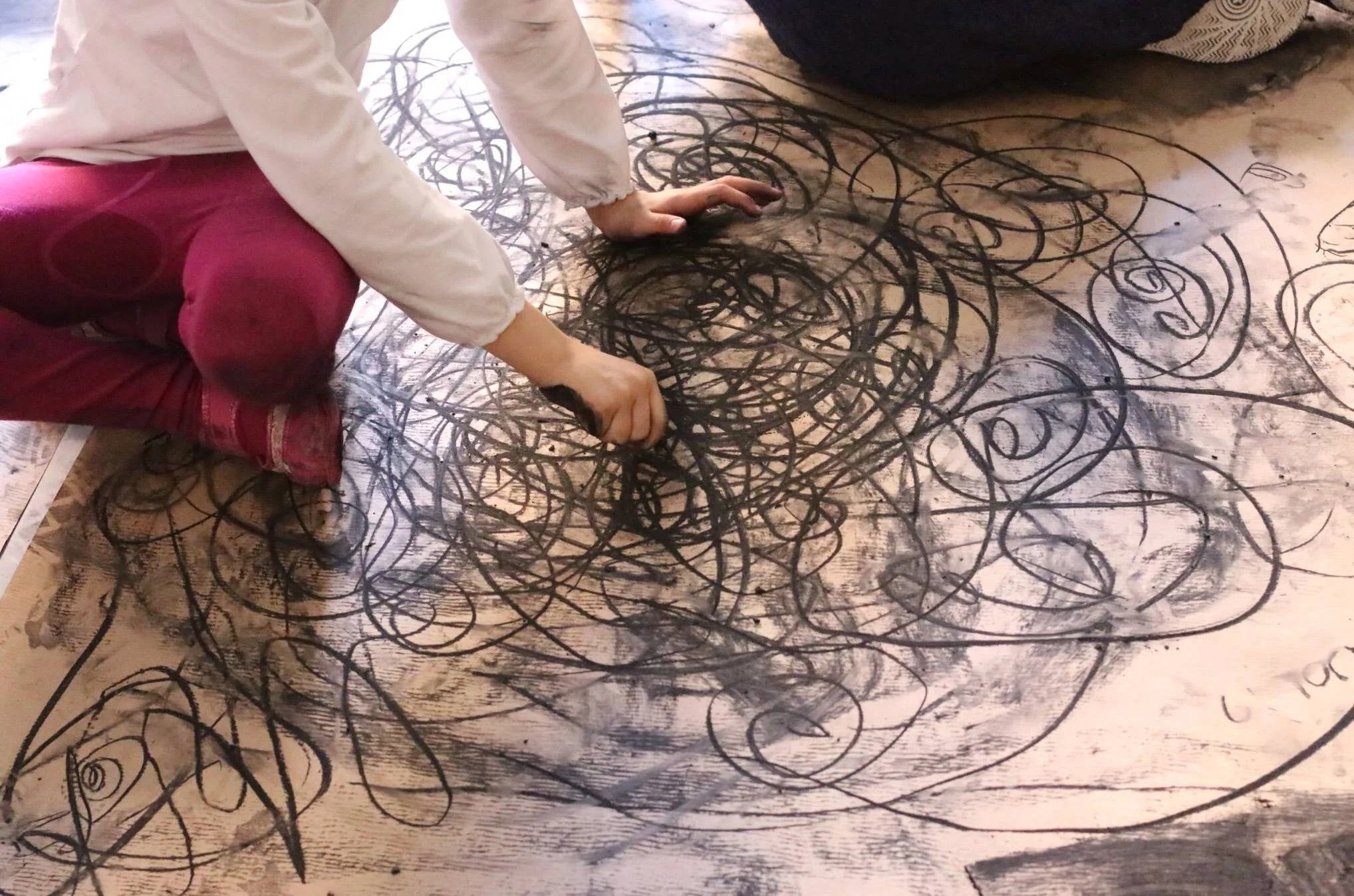 Mindful Art Workshop, drawing workshop Berlin, kids school workshop, English