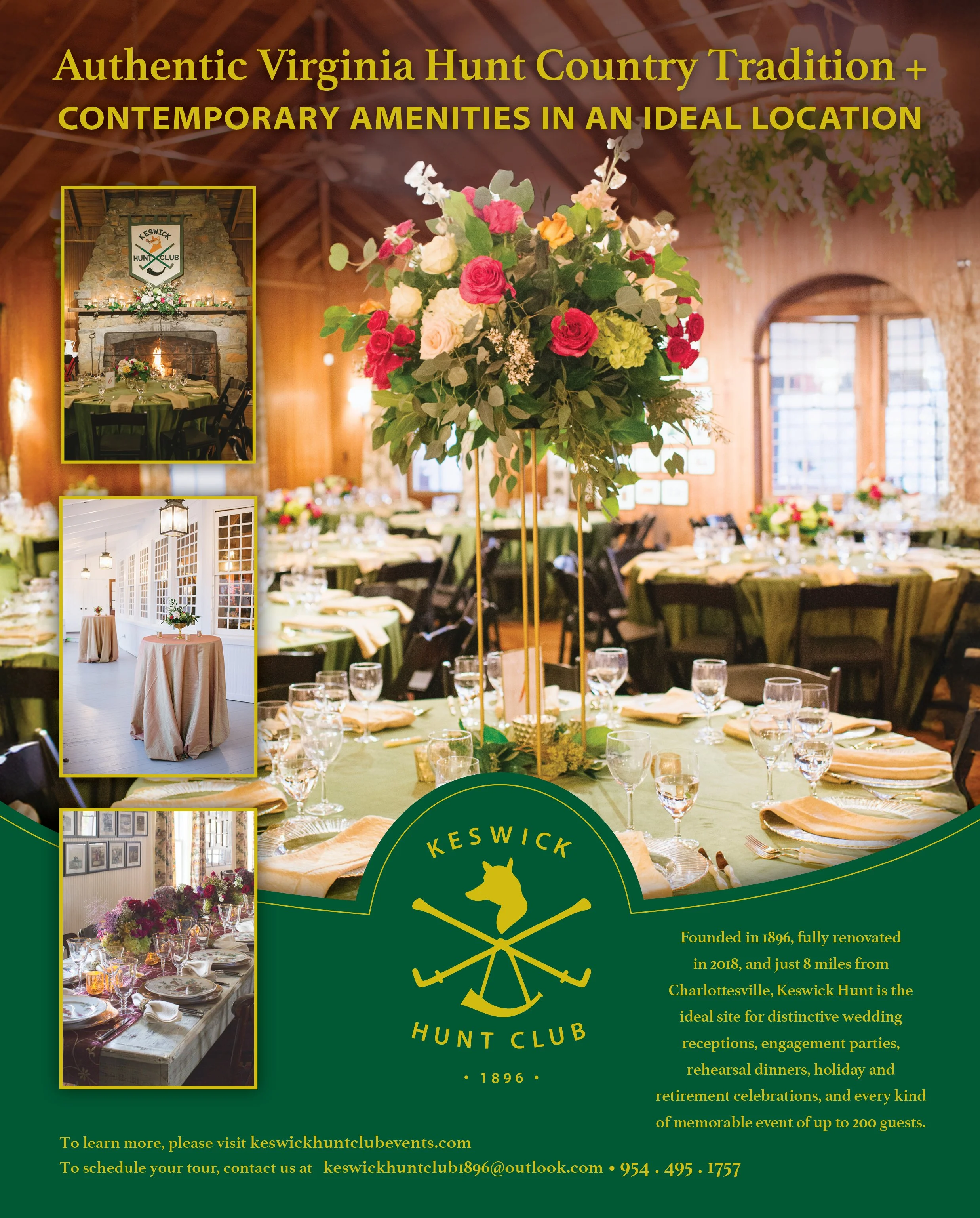 Full Page Advertisement for Event Program