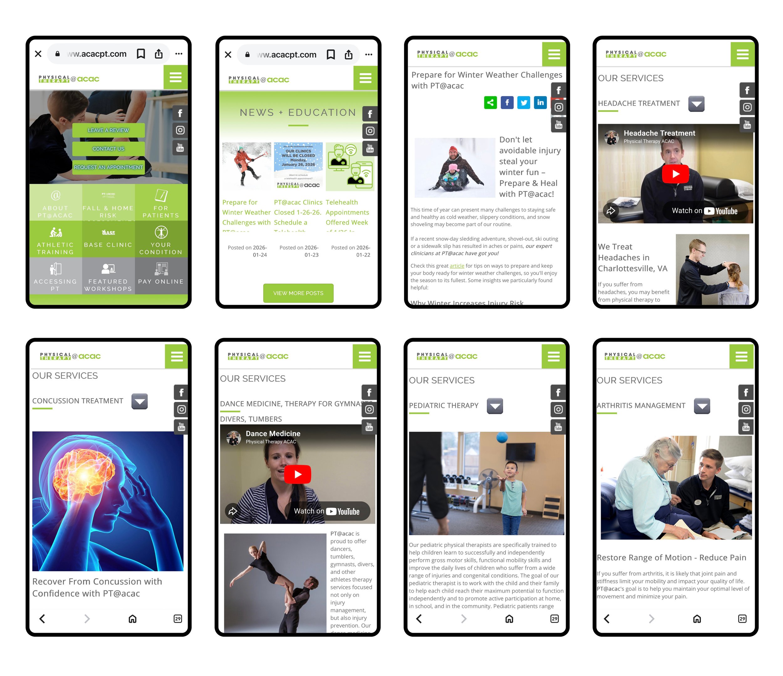 Mobile digital design for acacpt.com