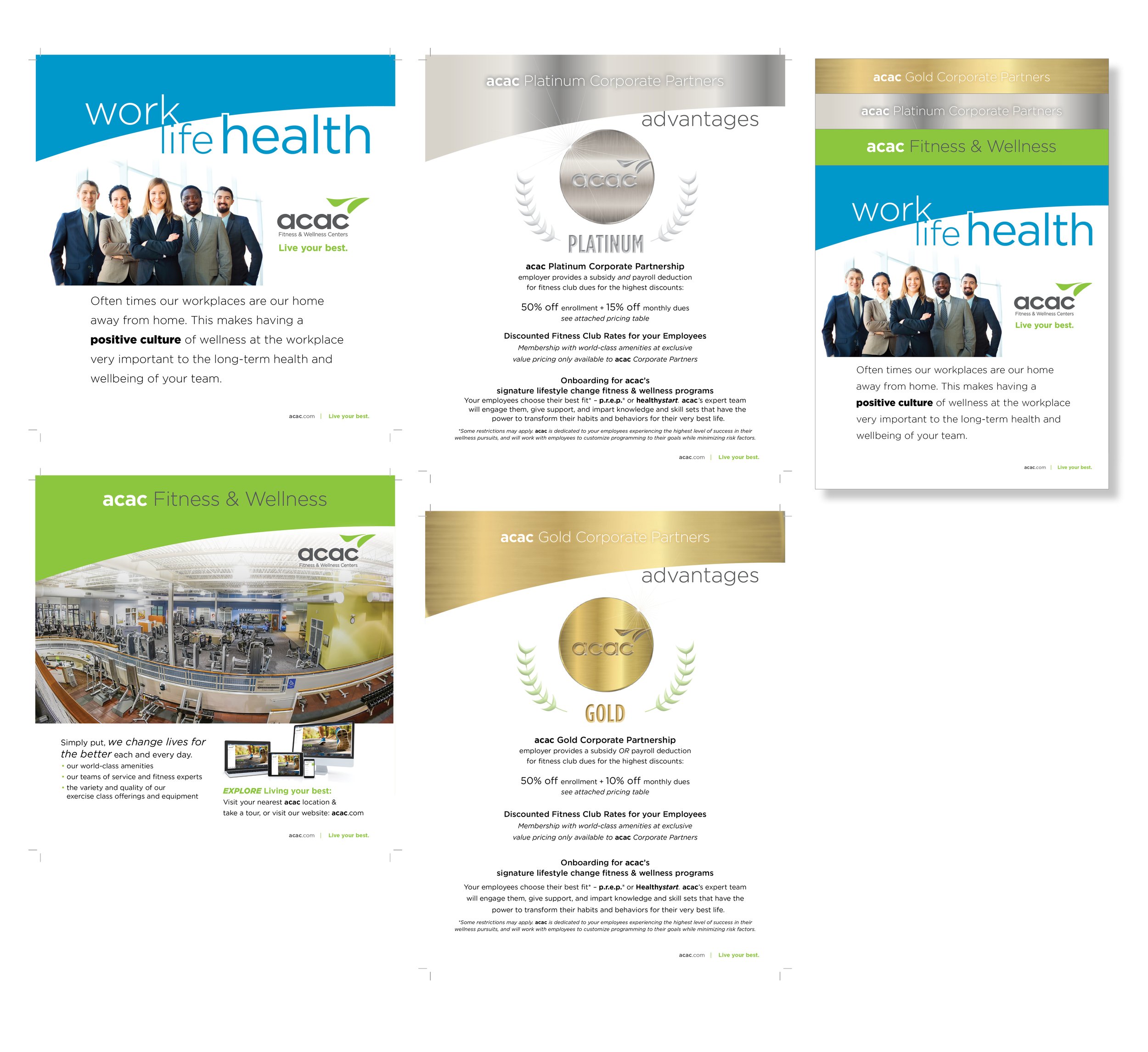 B2B corporate health and wellness marketing inserts