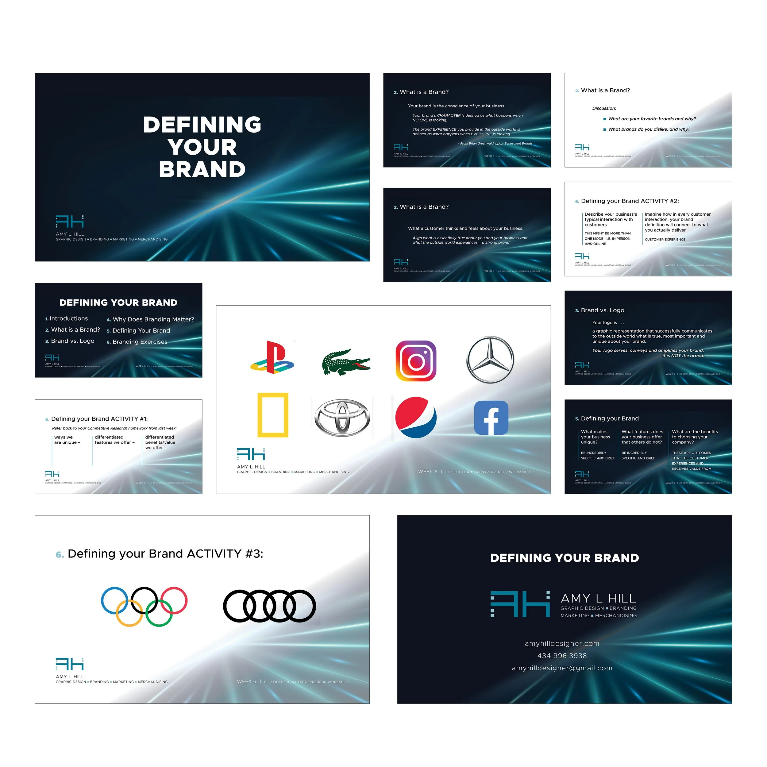 Presentation Deck for Community Investment Collaborative Branding Coursework