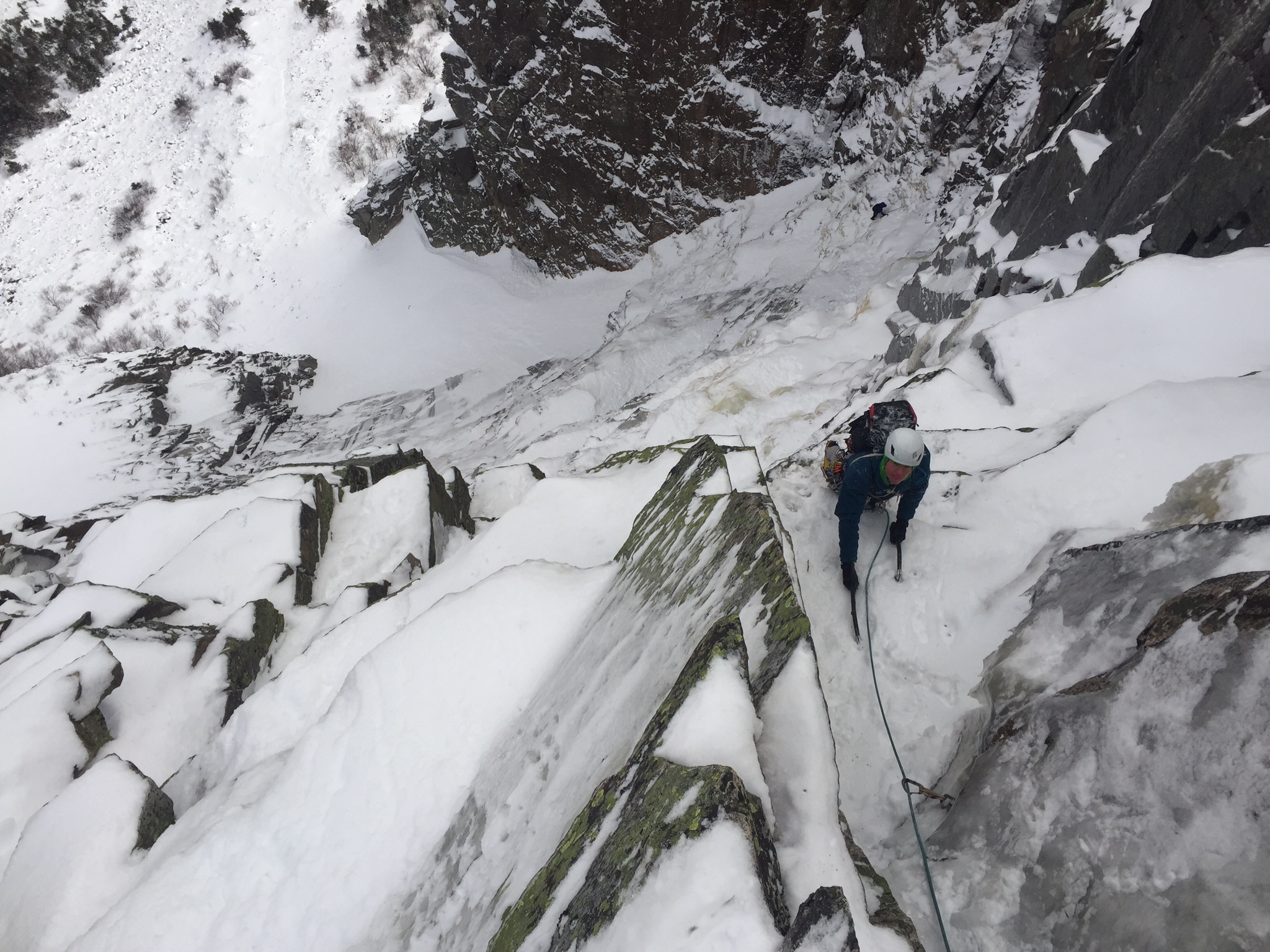 Me after pulling out left under the rock roof. LOTS OF AIR! This was the part of pitch that makes it better than the Black Dike, in my book!