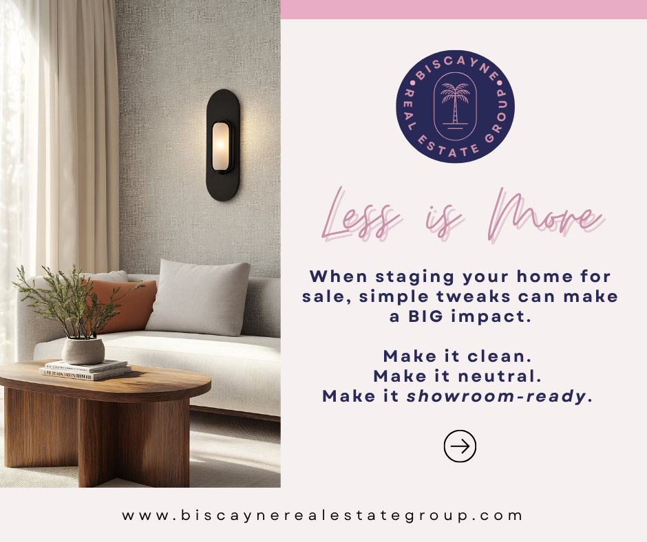 Staging your home for Sale