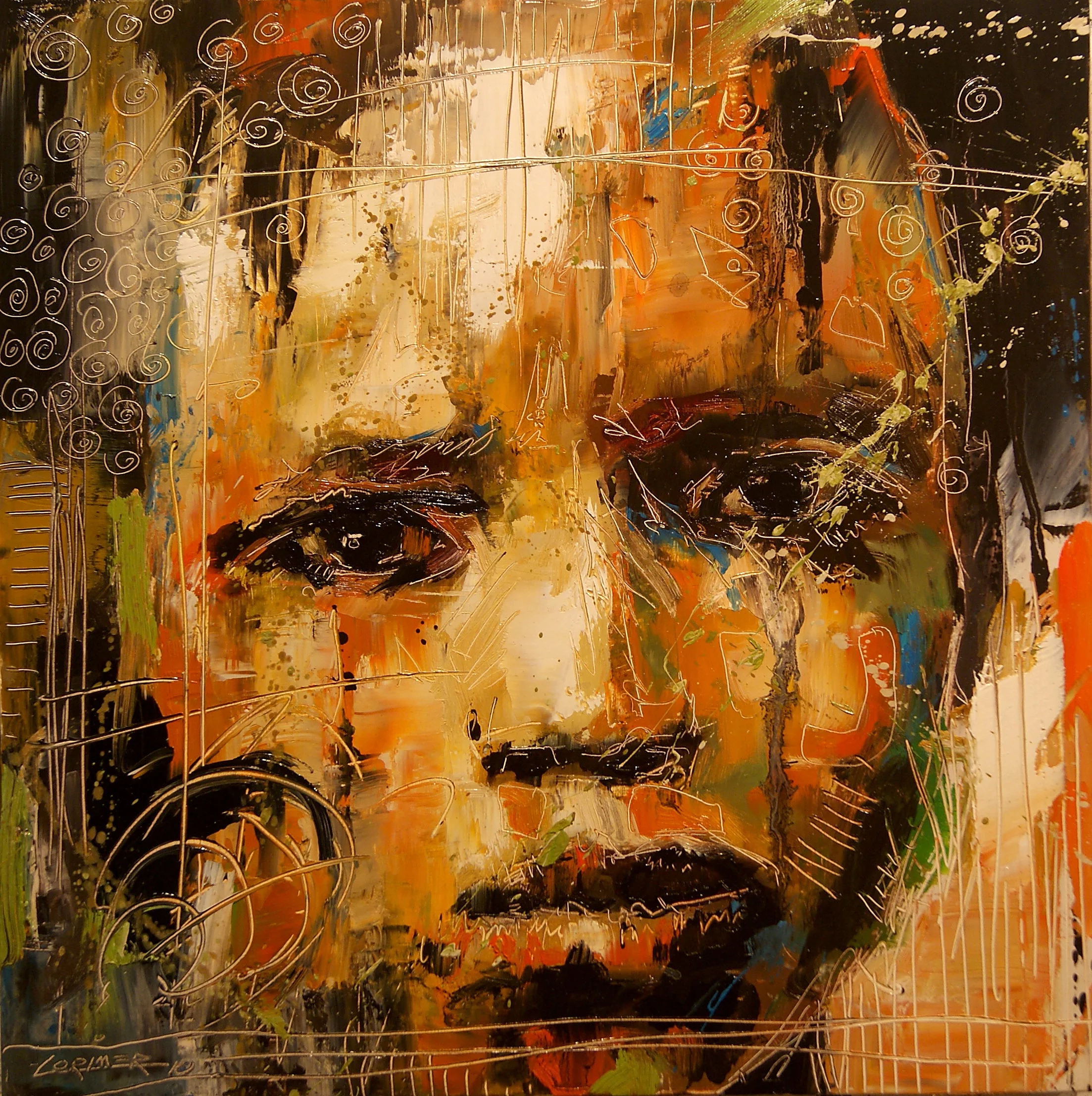 Boy in Yellow (16" x 16")
