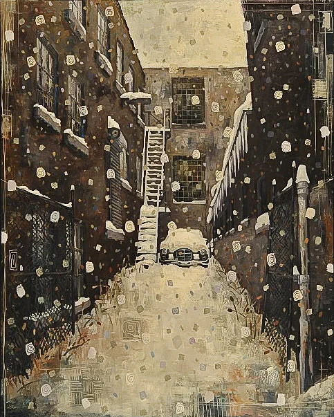 Beverly Street (60" x 48")