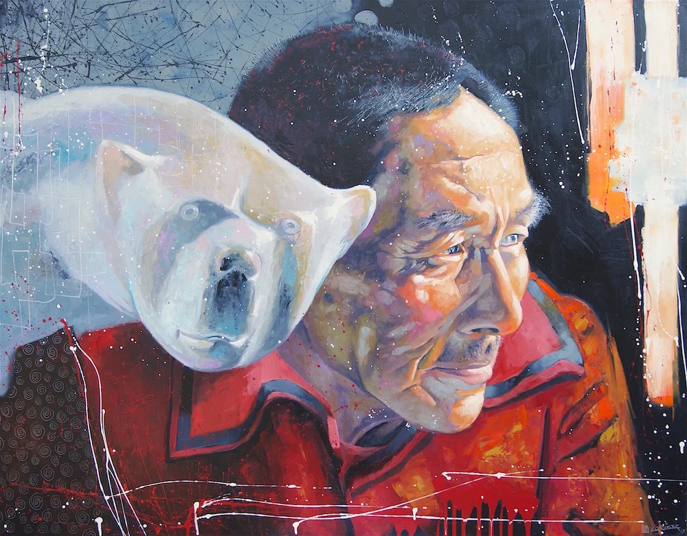 Ashevak Tunnille (42" x 54")
