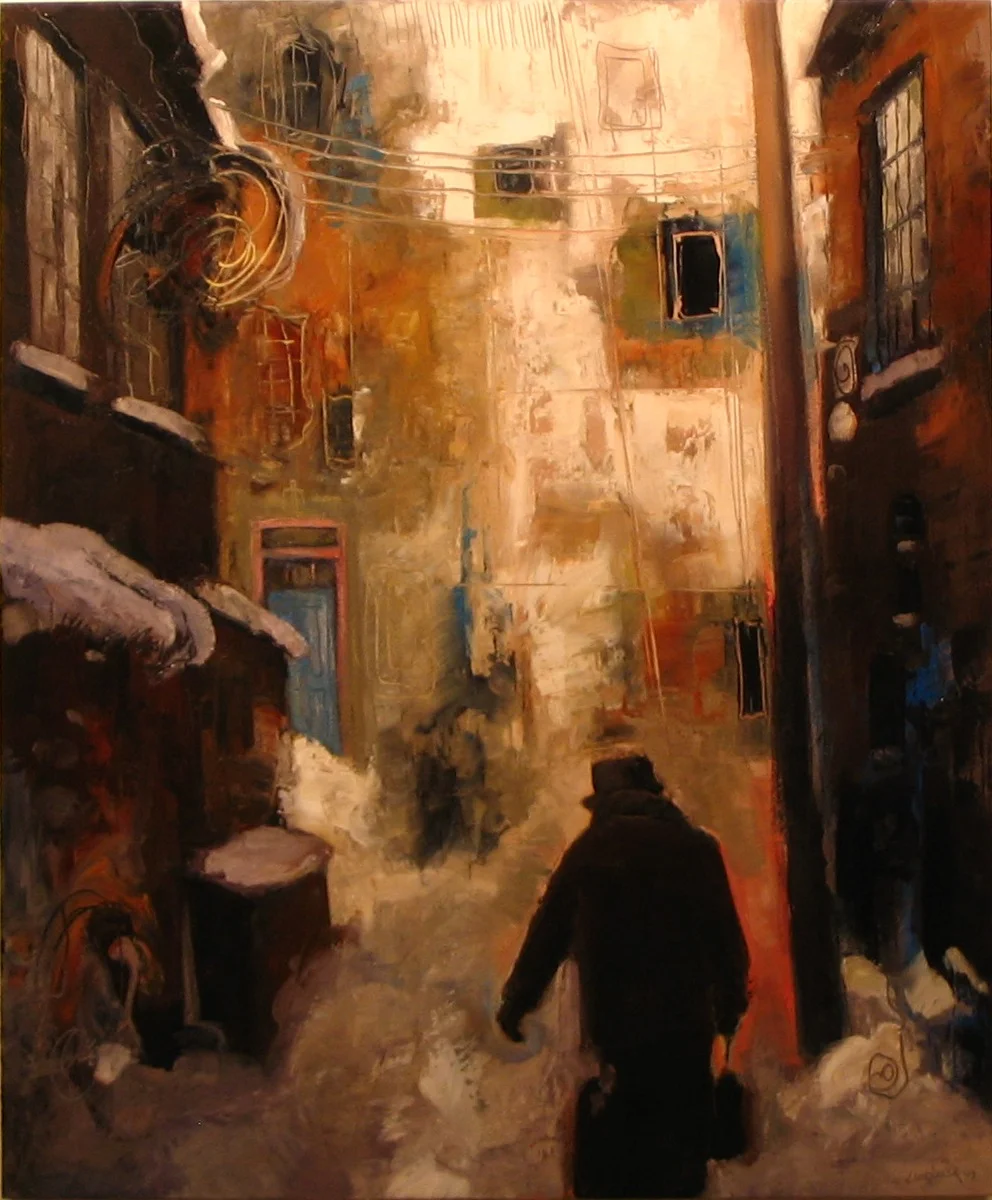 Walking Home (36" x 24")