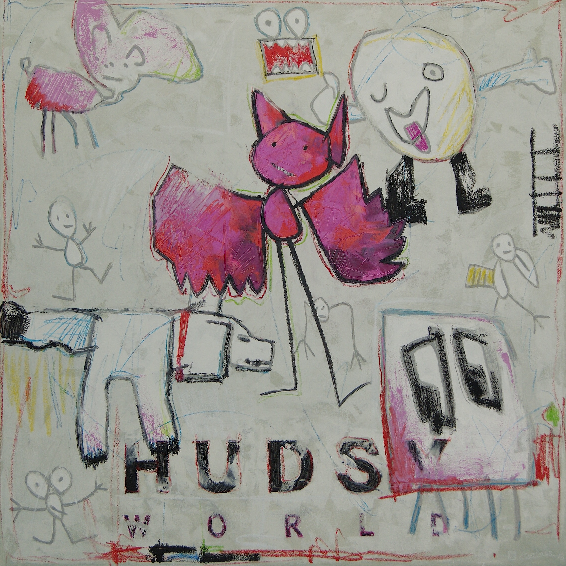 Hudsy World (40" x 40")