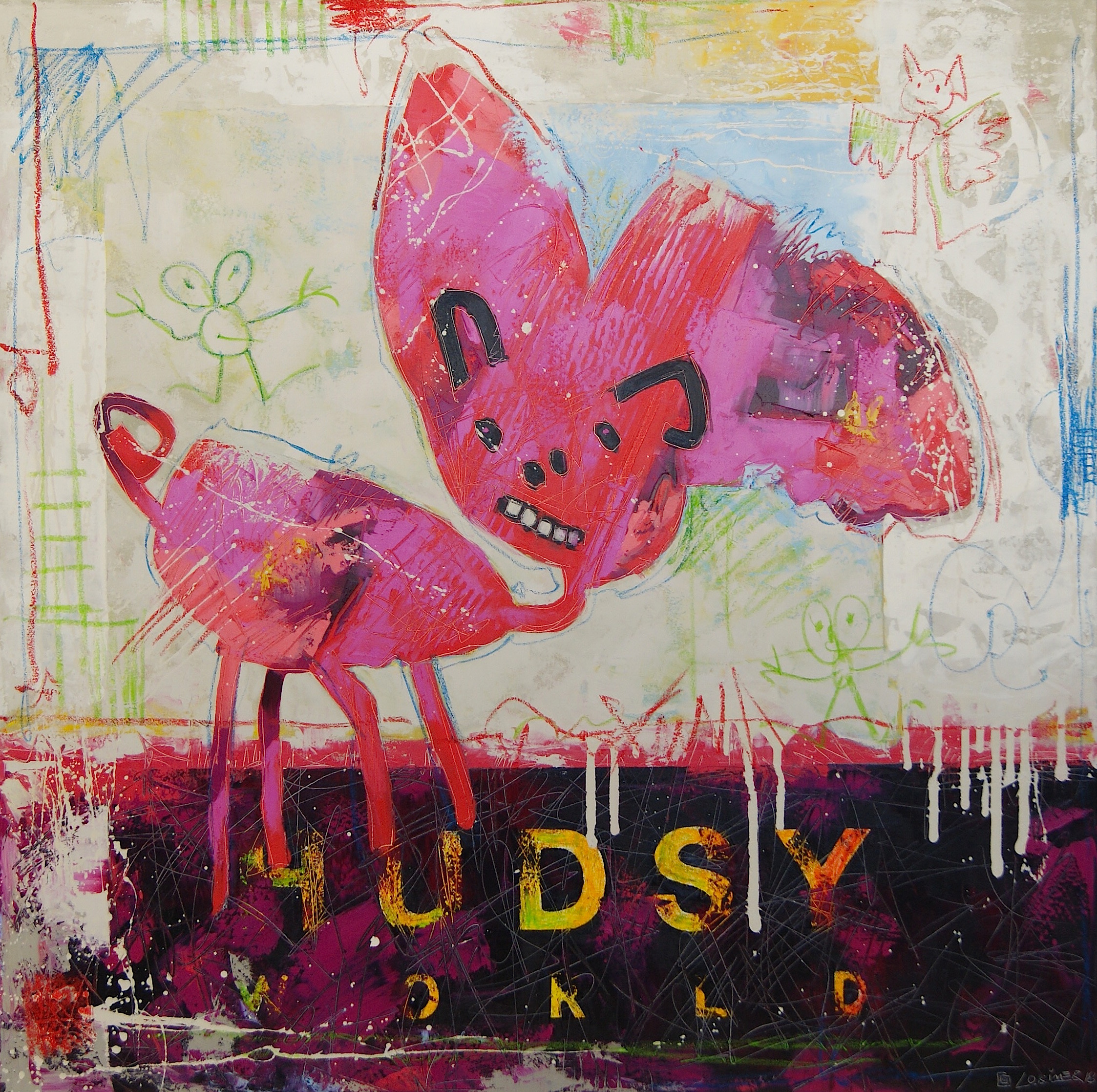 Pig #2 (40" x 40")