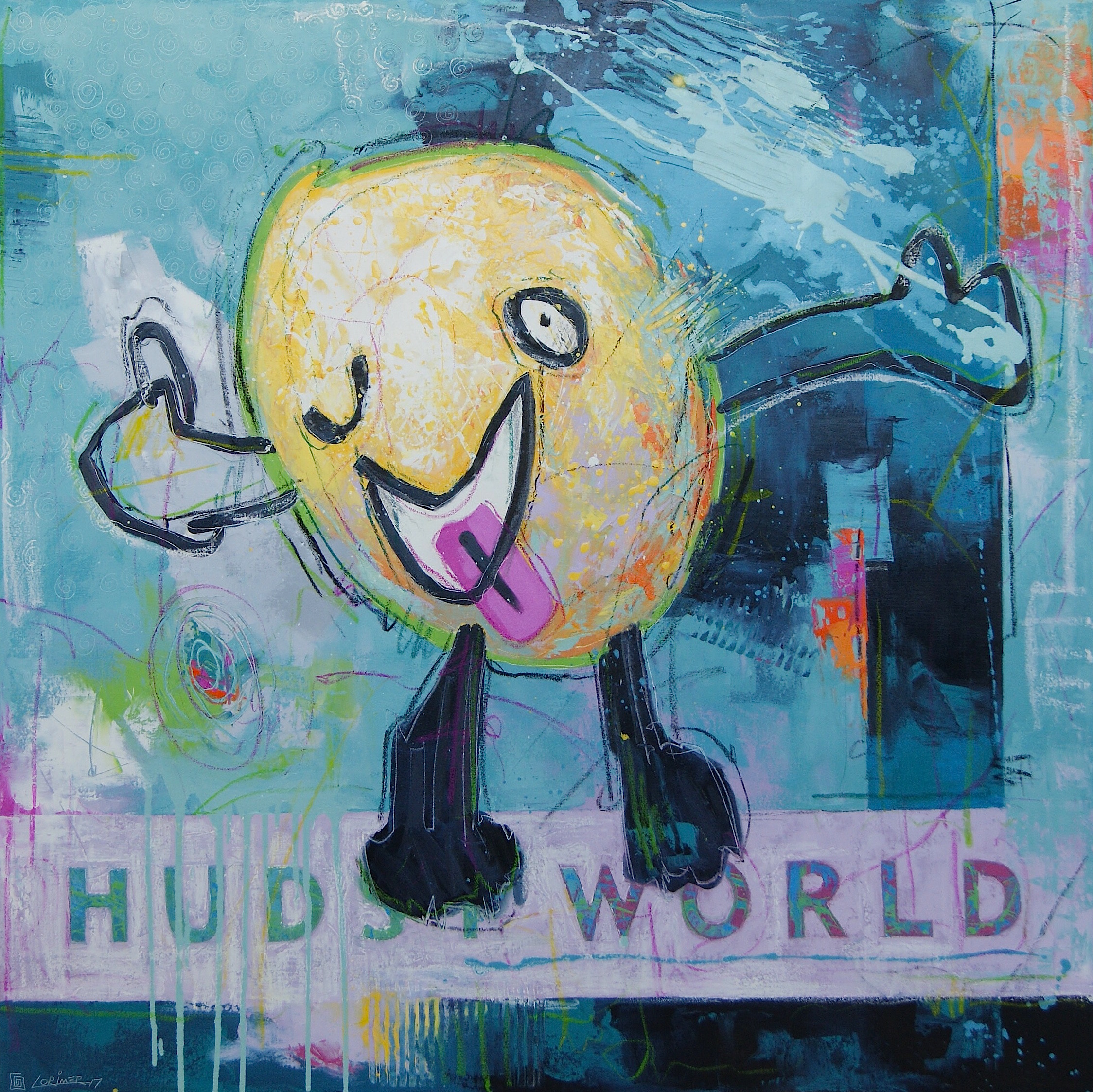 Laughy (40" x 40")