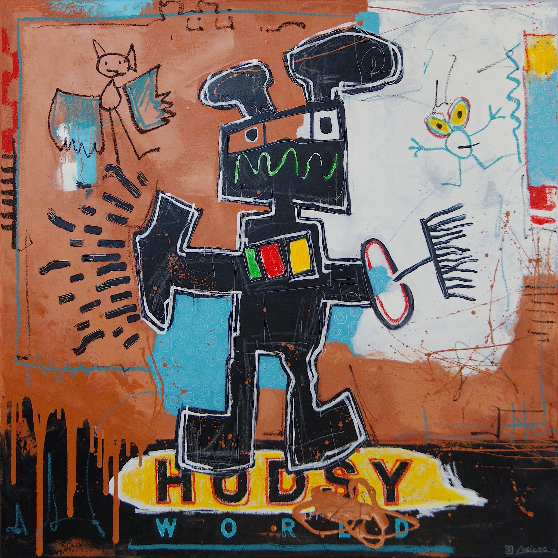 Cleaning Robot #2 (40" x 40")