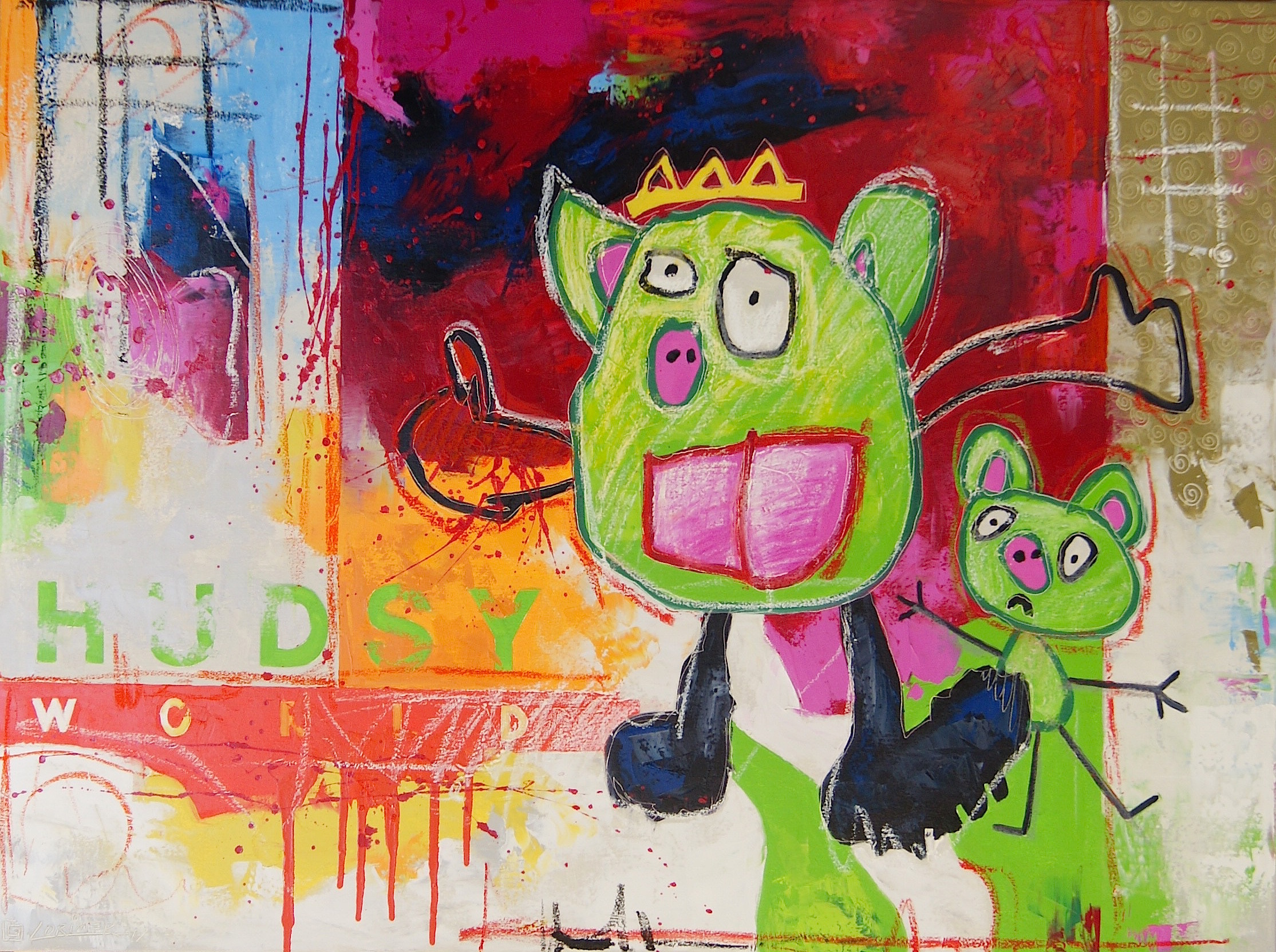 King Pig (30" x 40")